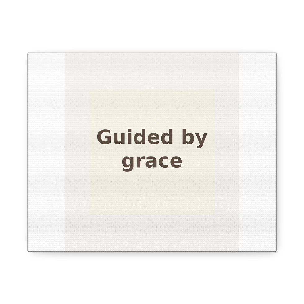 Thumbnail: Guided by grace - Canvas Wall Art