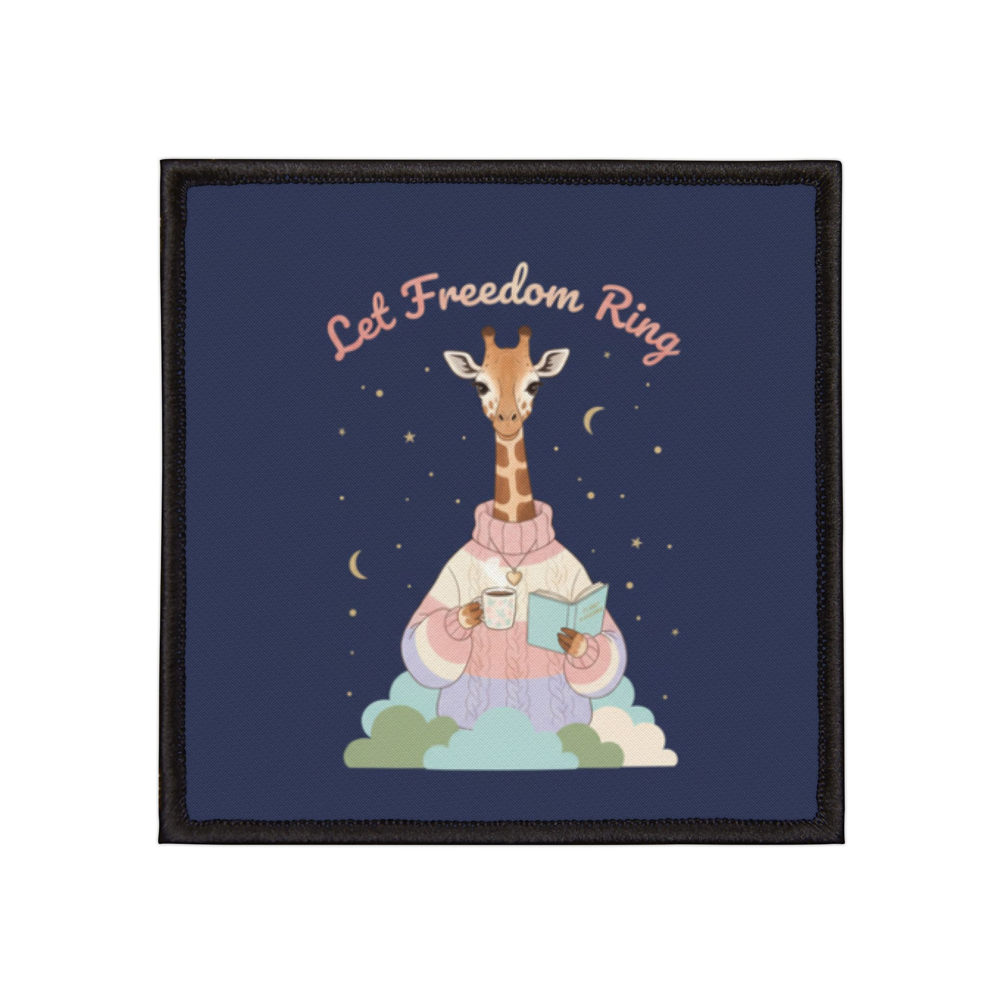 Giraffe Iron-On Patch – Let Freedom Ring
