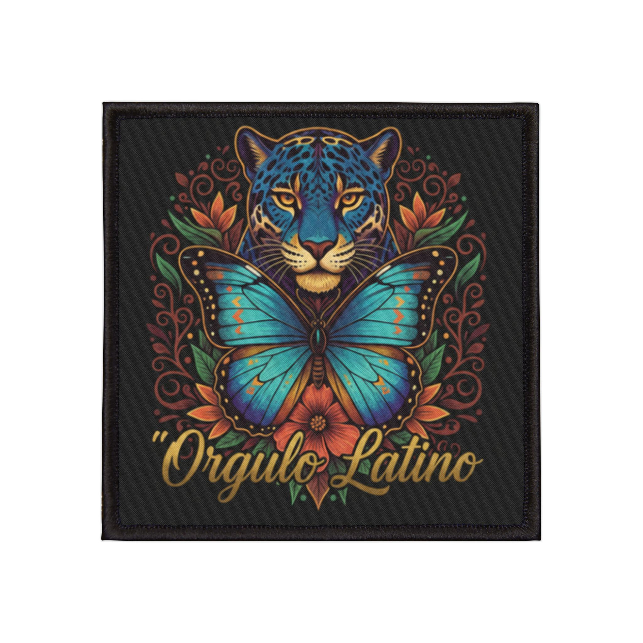 Butterfly Iron-On Patch – Orgullo Latino