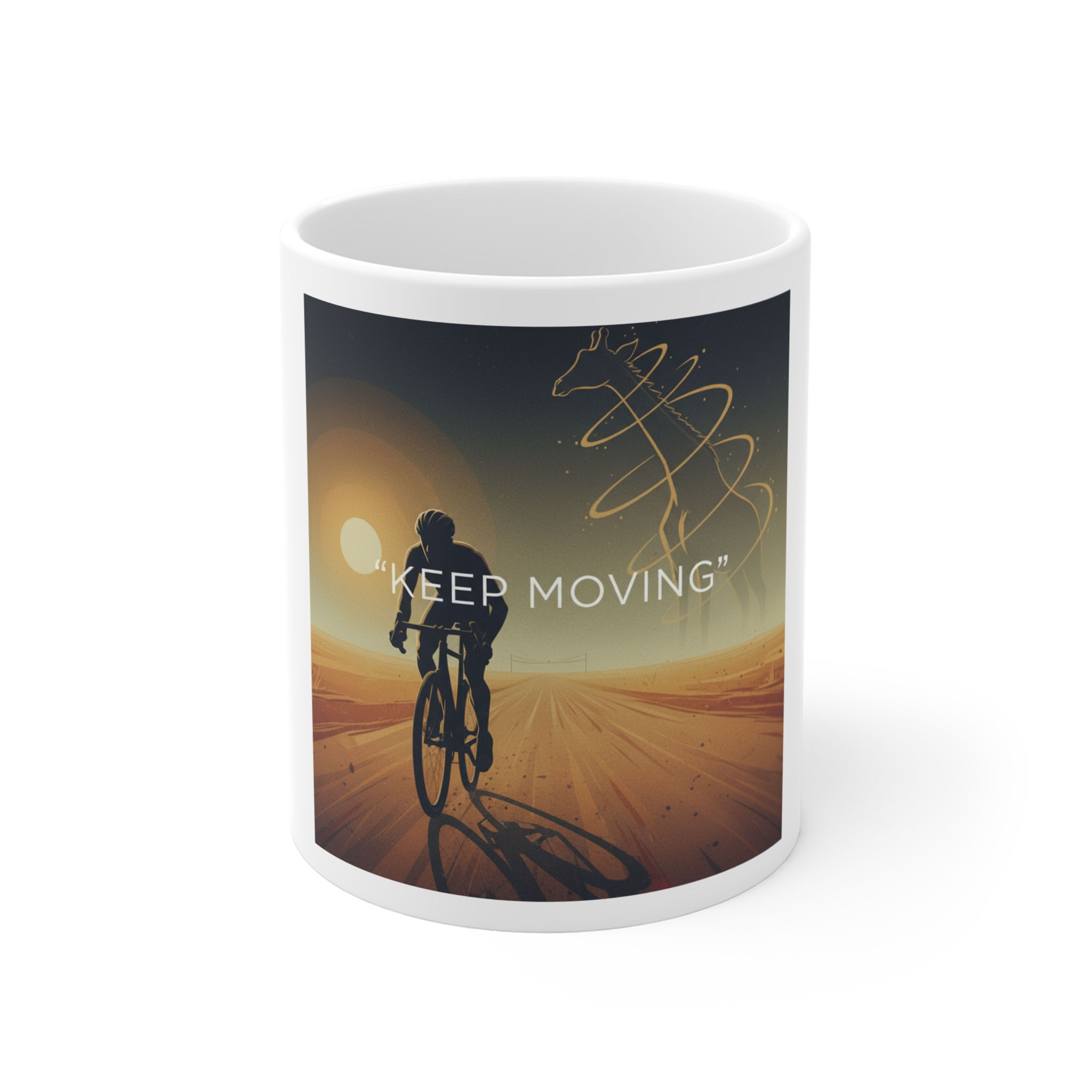 Giraffe Mug 11oz – Keep Moving