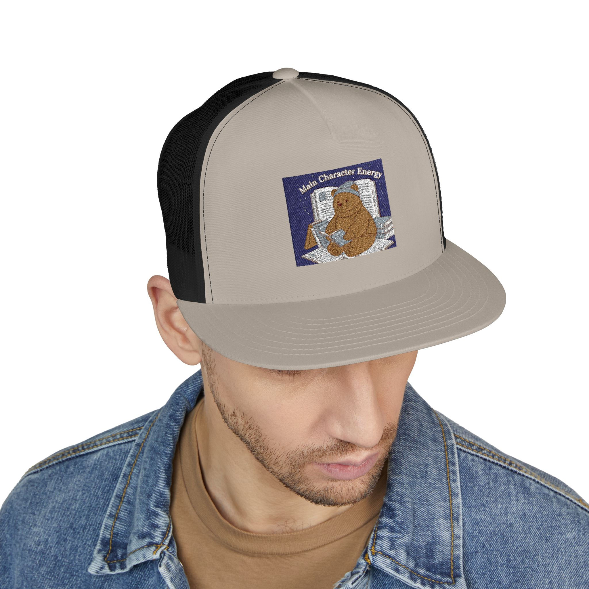 Bear Trucker Cap – Main Character Energy