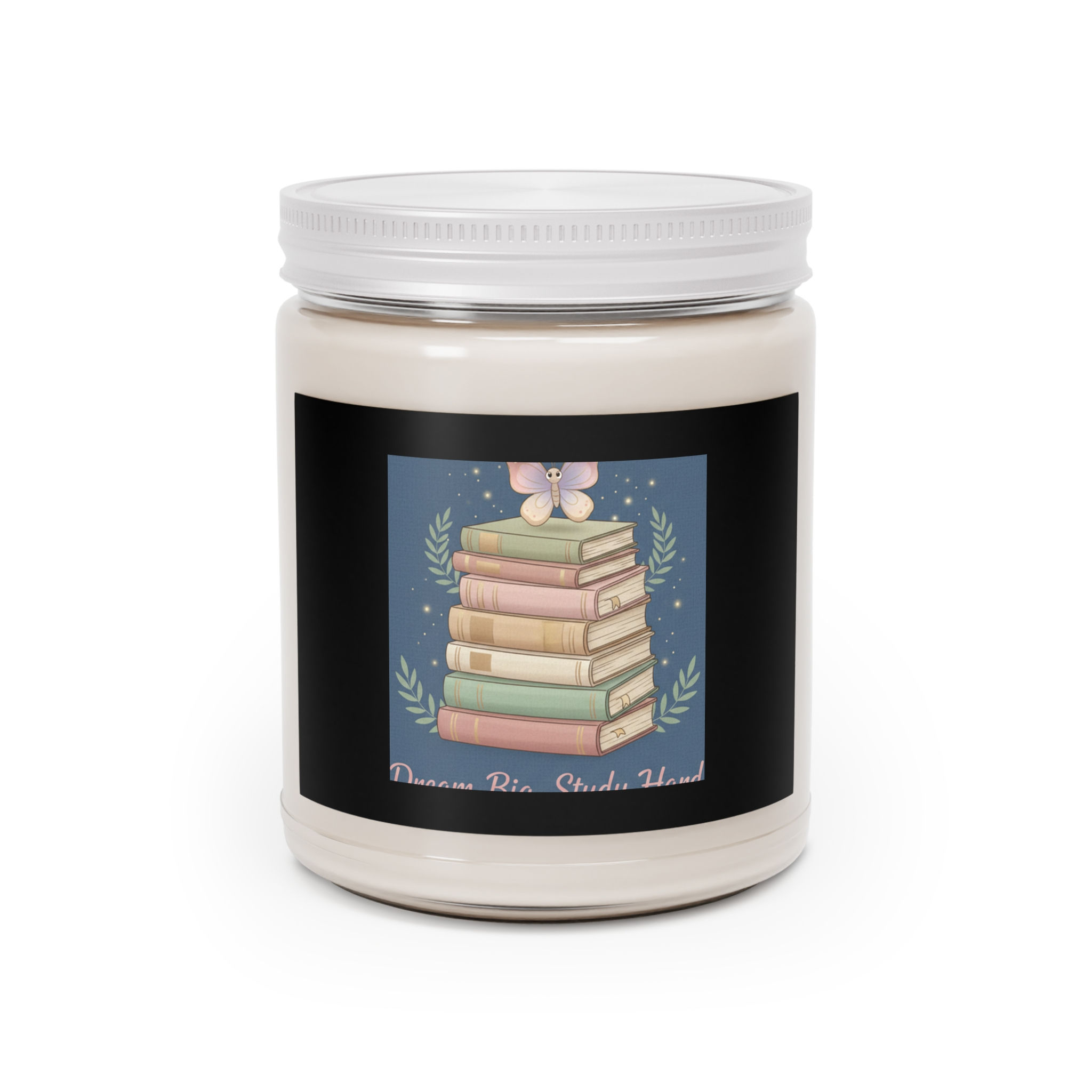 Butterfly Scented Candle – Dream Big Study Hard