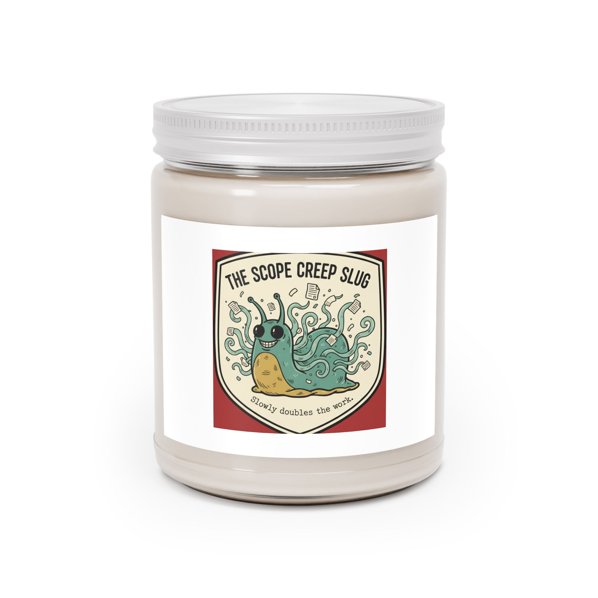 Scope Creep Slug Scented Candle – The Scope Creep Slug Slowly Doubles the
