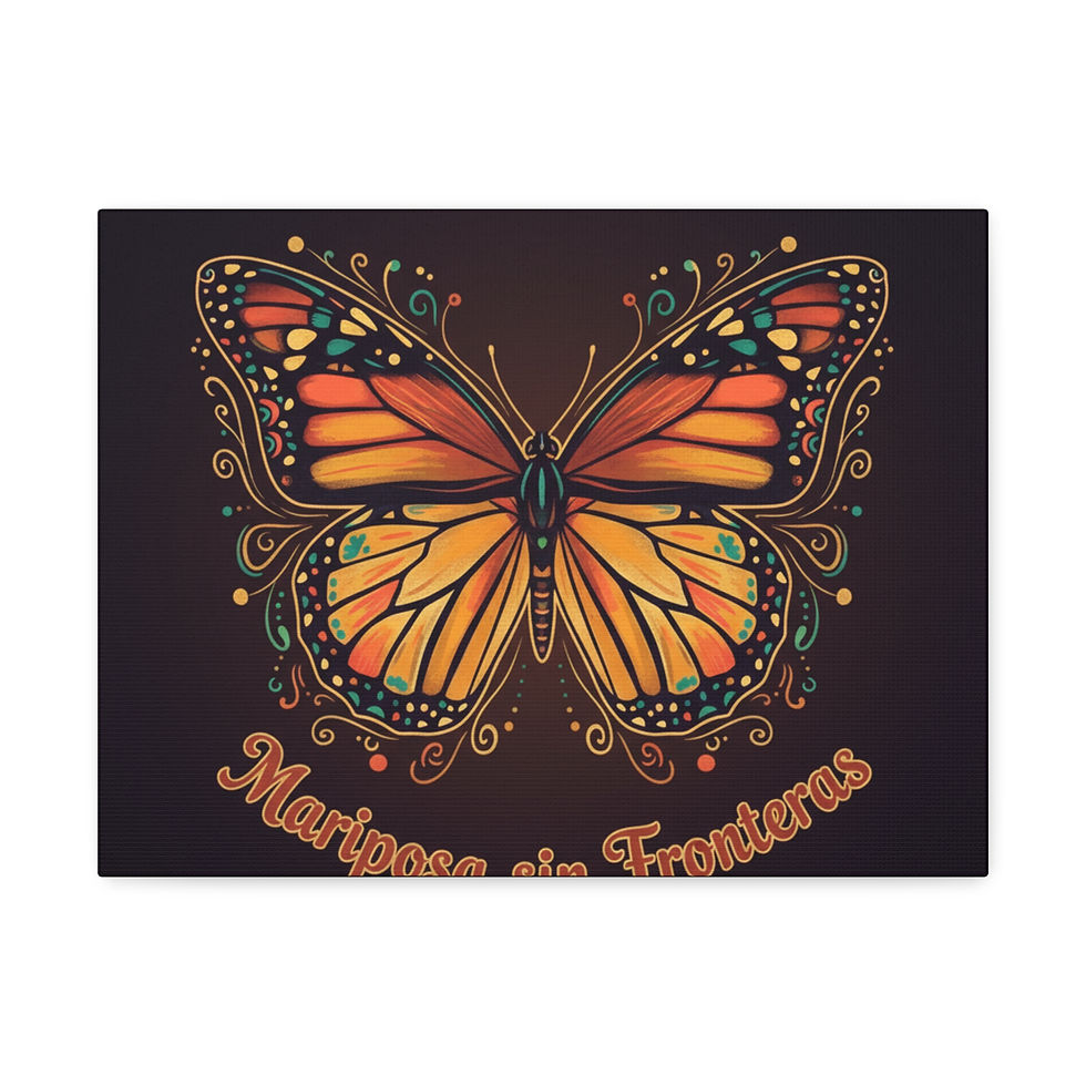 Thumbnail: Butterfly Canvas Print – Mariposa Sin Fronteras