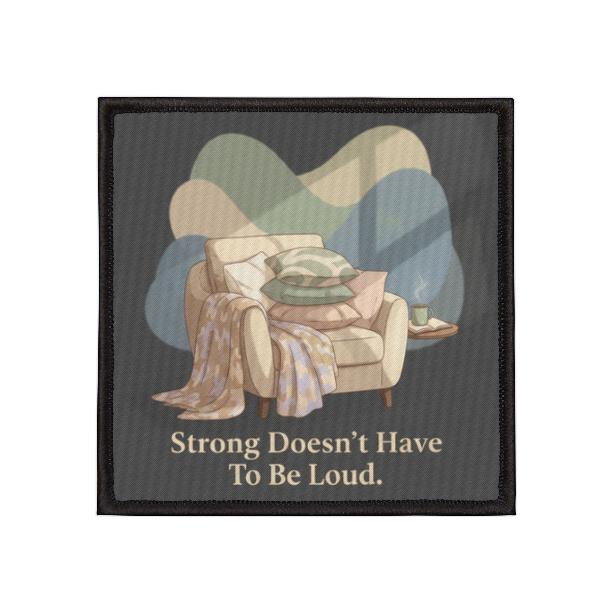 Strong Doesnt Have to Be Loud Iron-On Patch – Gift Idea