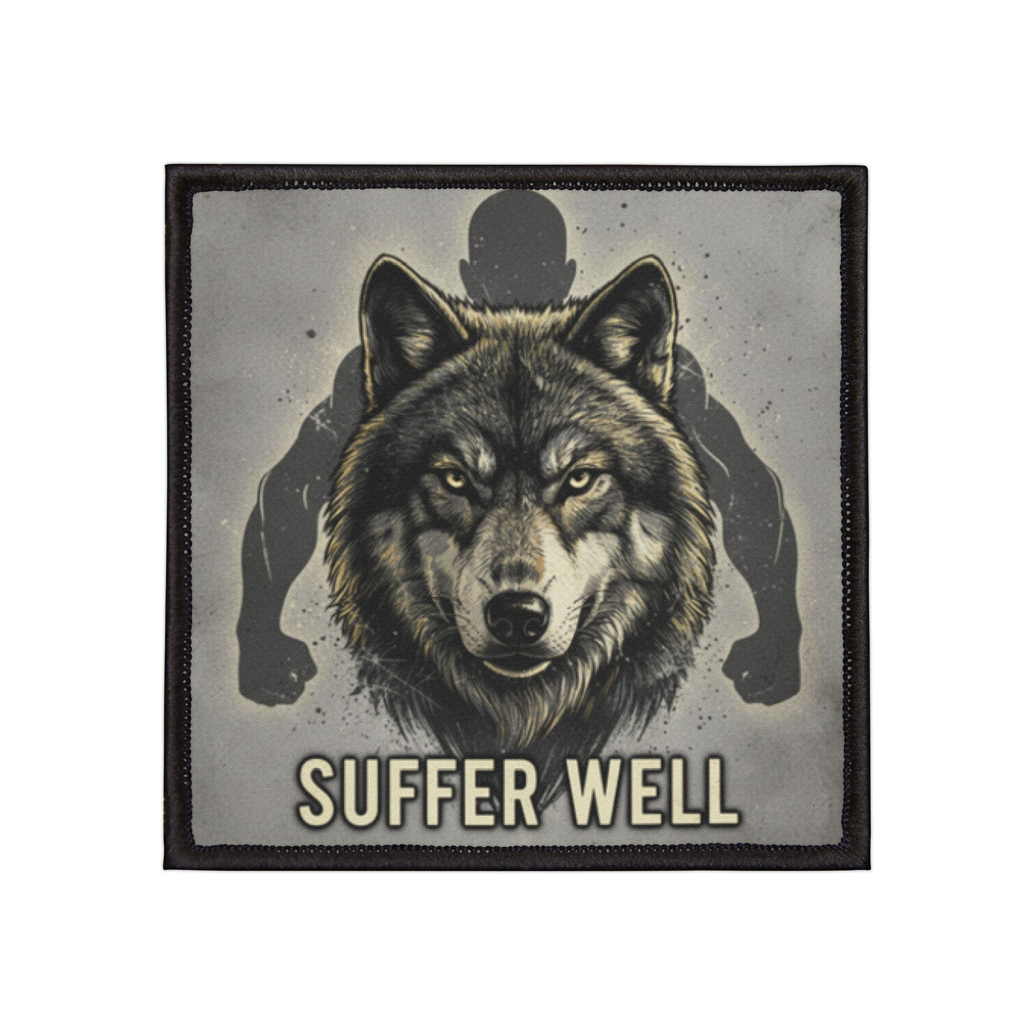 Wolf Iron-On Patch – Suffer Well