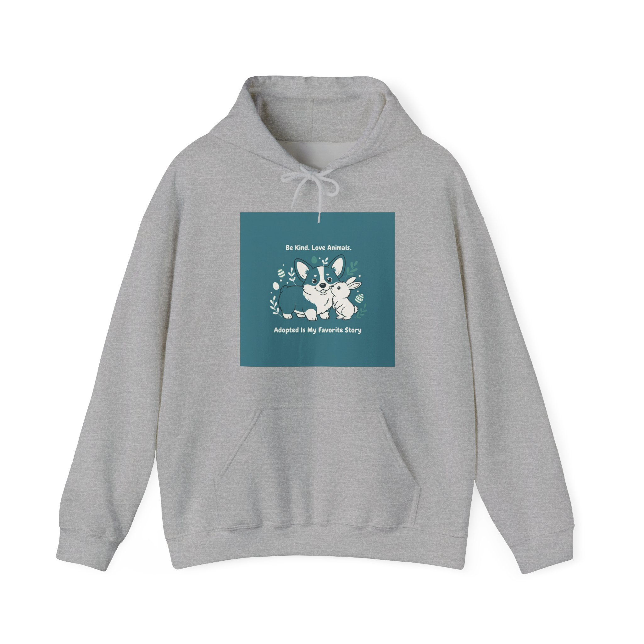 Corgi Hoodie – Be Kind Love Animals