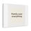 Thumbnail: Family over everything - Canvas Wall Art