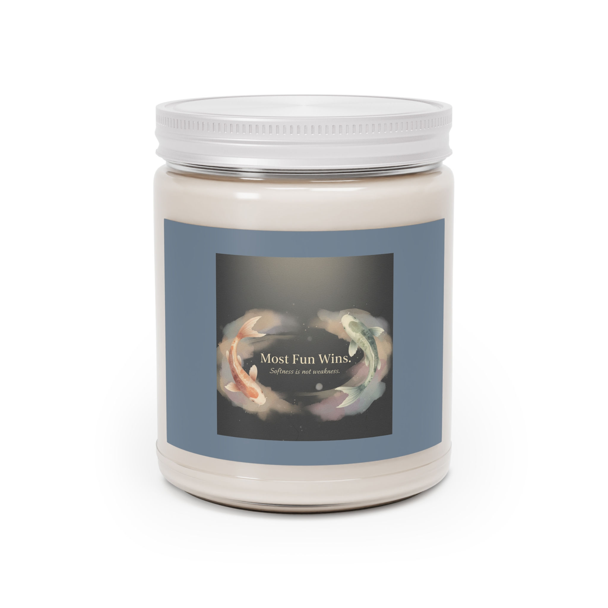 Koi Scented Candle – Most Fun Wins Softness is Not Weakness
