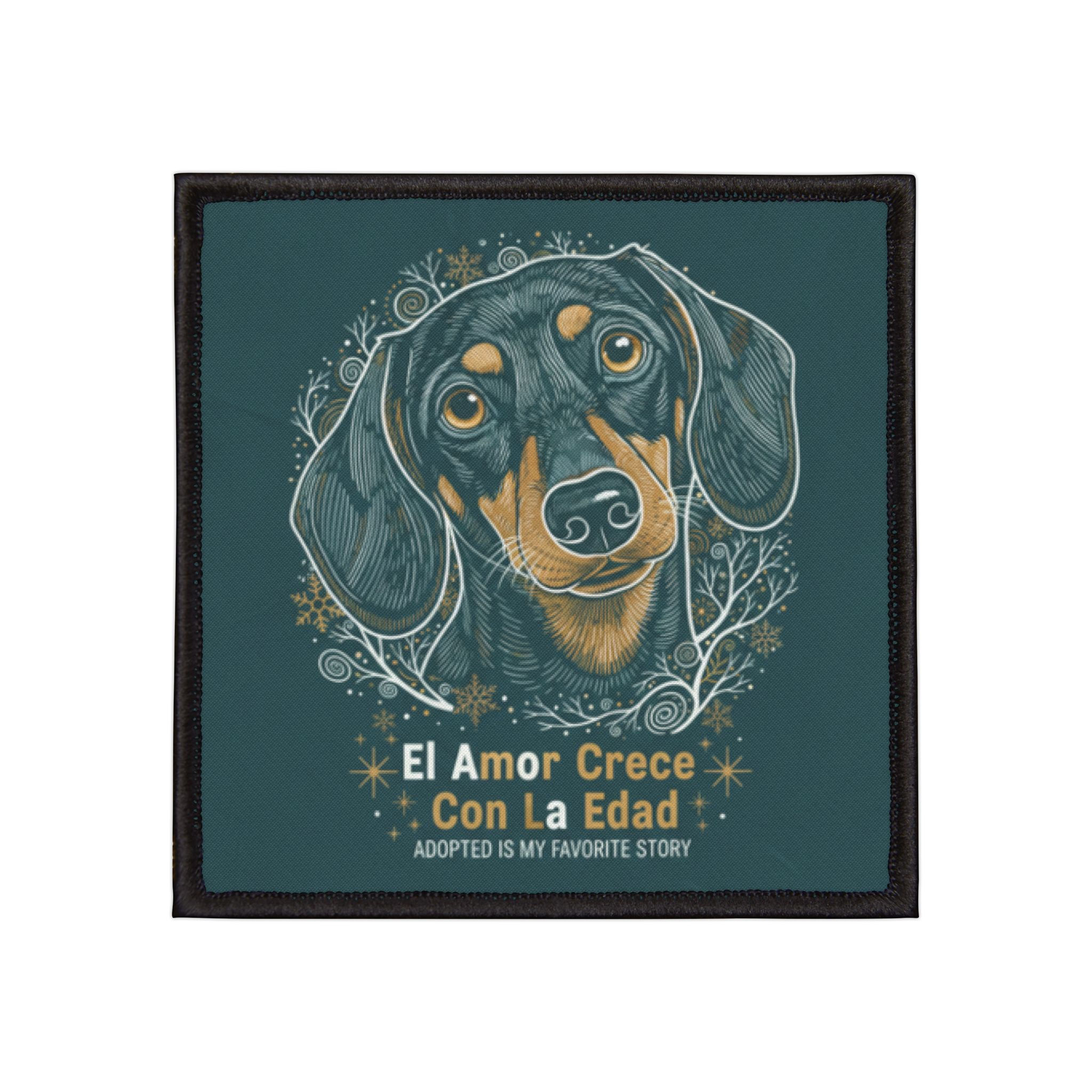 Dog Iron-On Patch – El Amor Crece con la Edad