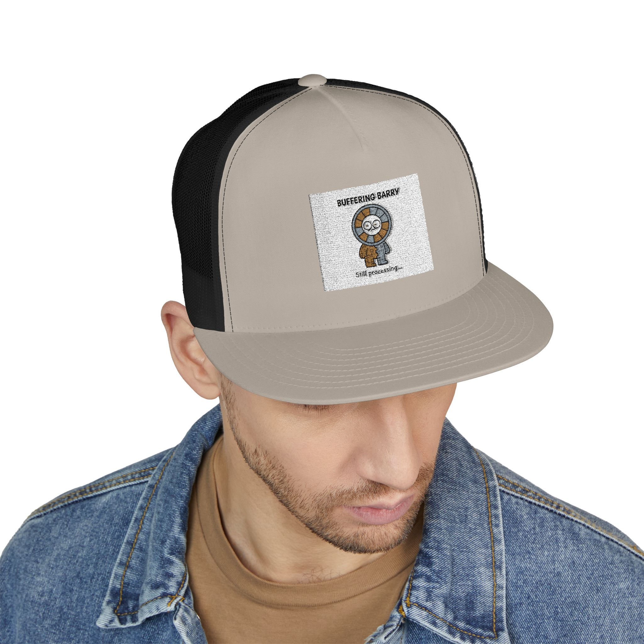 Buffering Barry Trucker Cap – Buffering Barry