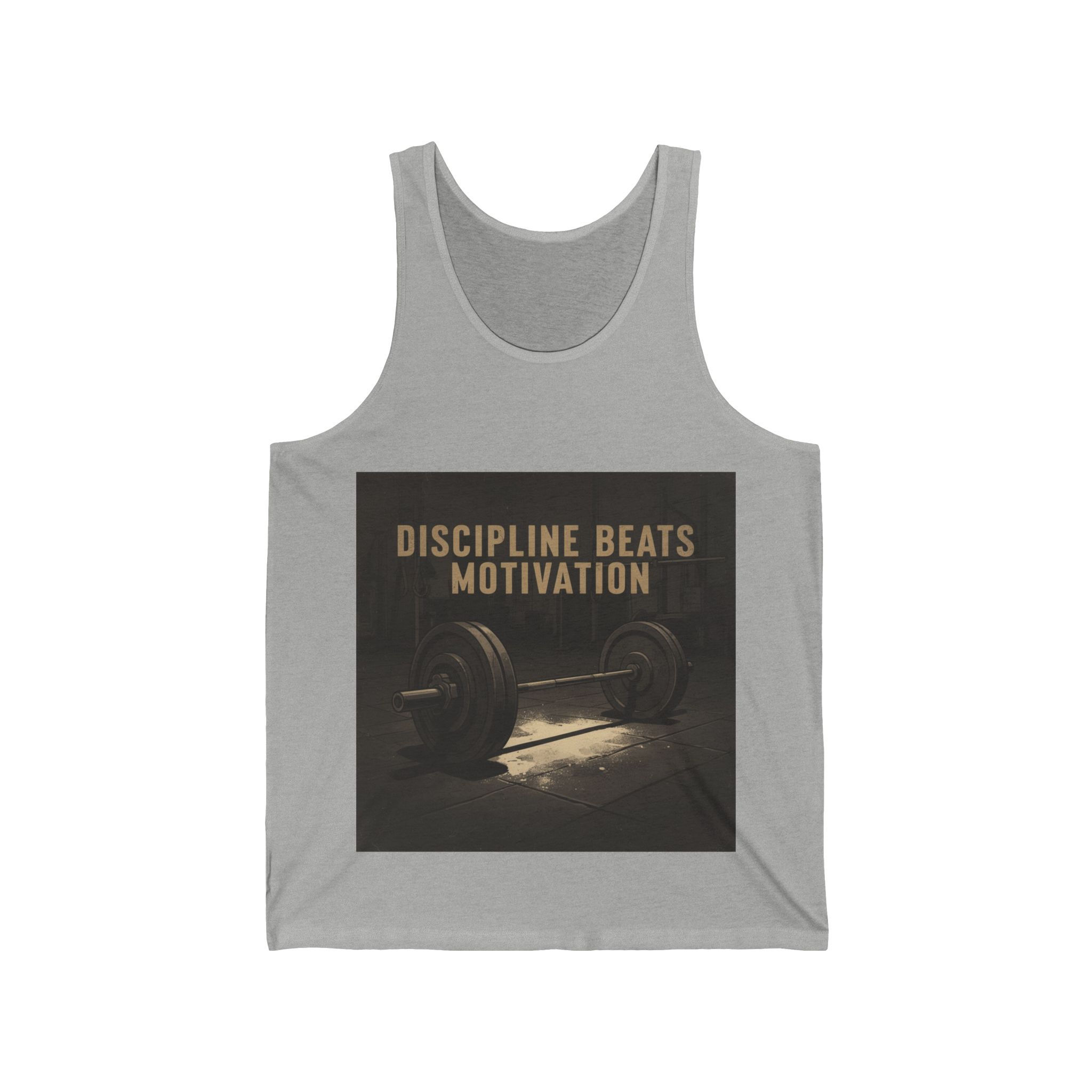 DISCIPLINE BEATS MOTIVATION Tank Top