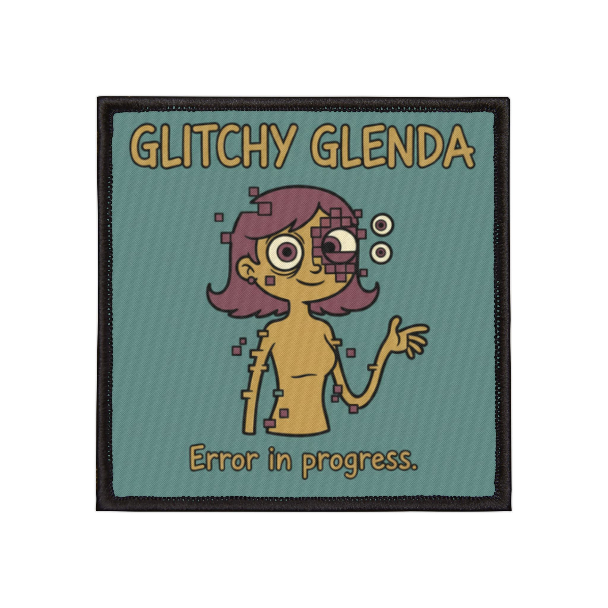 Glitchy Glenda Iron-On Patch – Glitchy Glenda