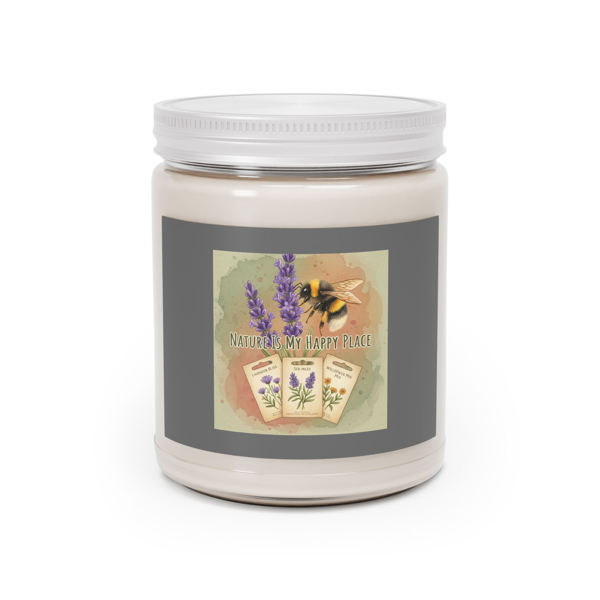 Bumblebee Scented Candle – Nature is My Happy Place