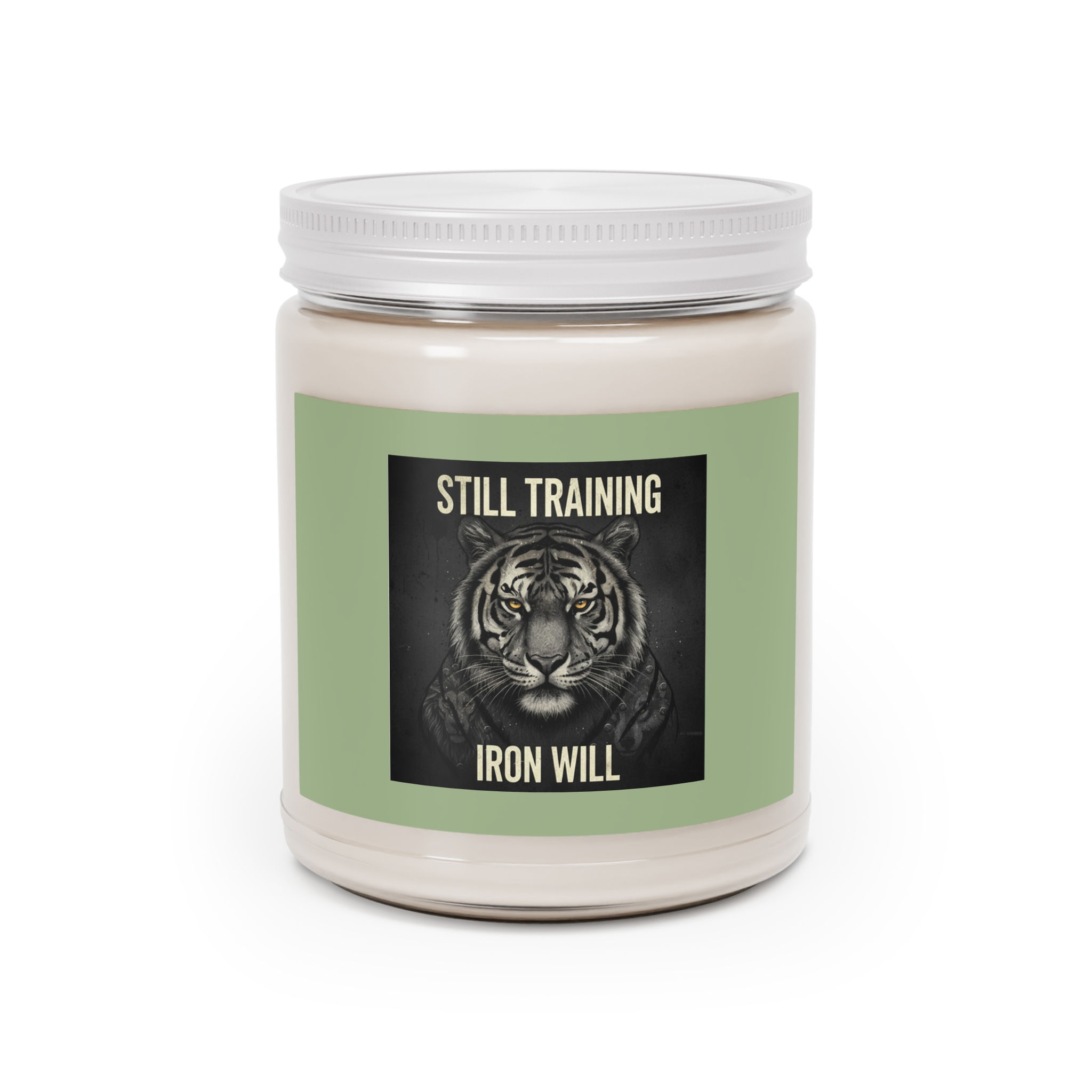 Tiger Scented Candle – Still Training Iron Will