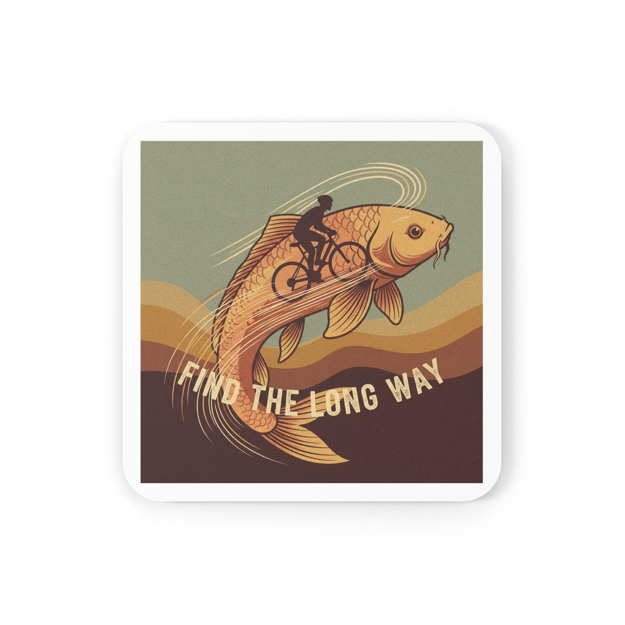 Koi Cork Coaster – Find the Long Way