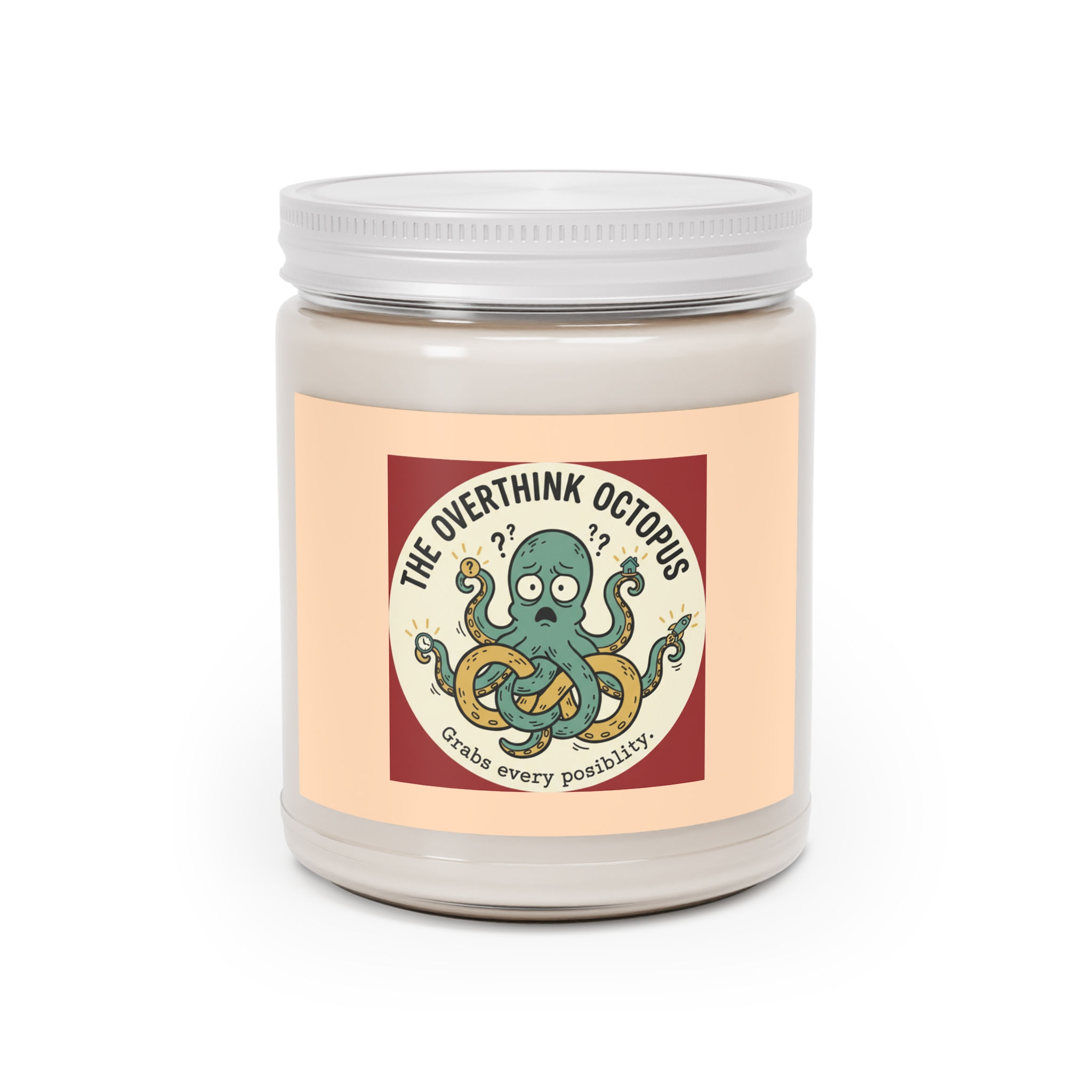 Overthink Octopus Scented Candle – The Overthink Octopus Grabs Every Possib