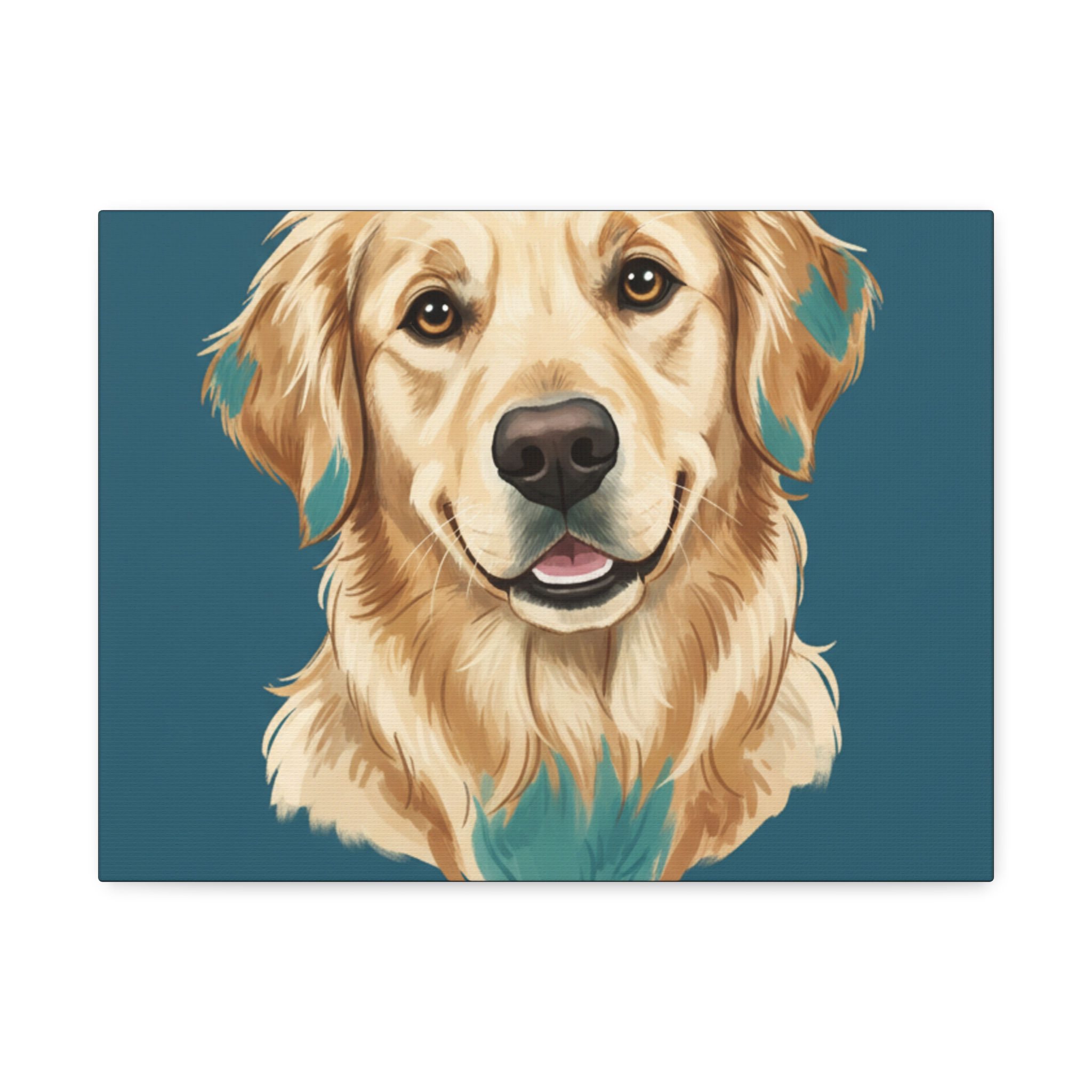 Golden Retriever Canvas Print – Good Dogs Better Humans
