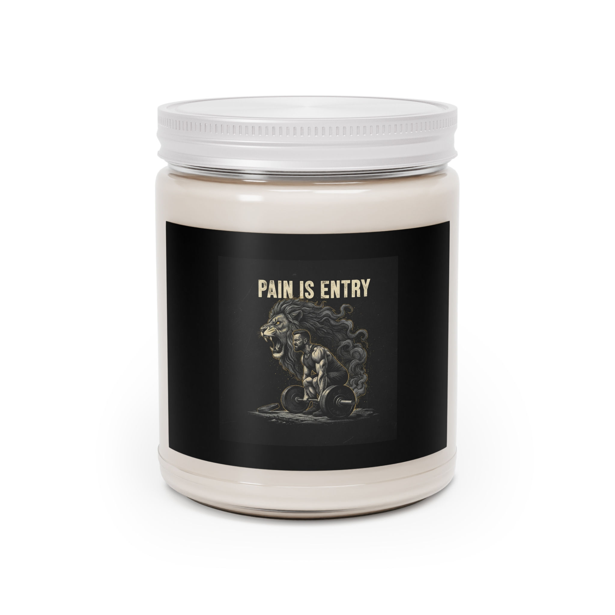 Lion Scented Candle – Pain is Entry