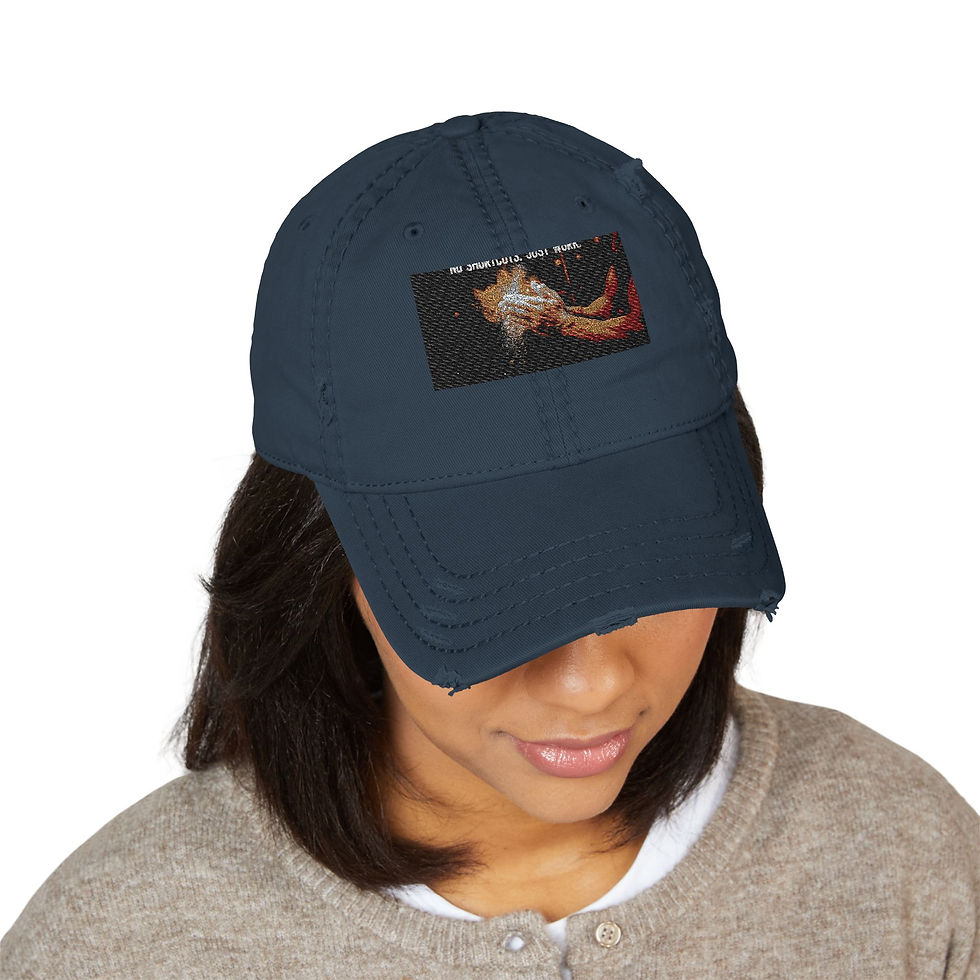 Thumbnail: NO SHORTCUTS. JUST WORK - Dad Hat