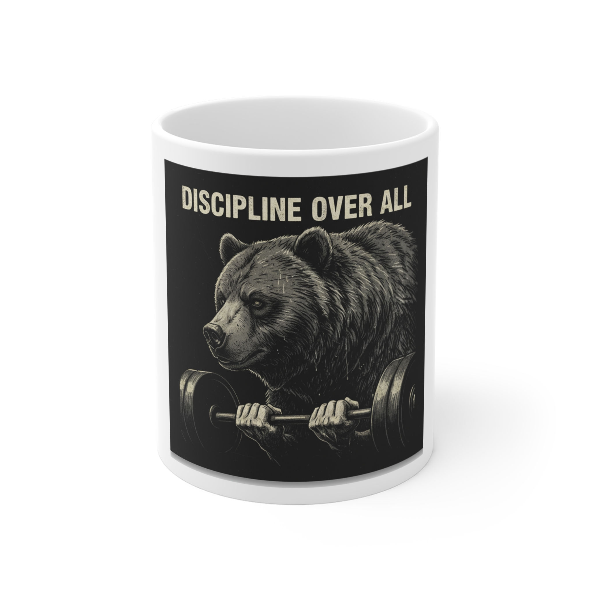 Bear Mug 11oz – Discipline Over All
