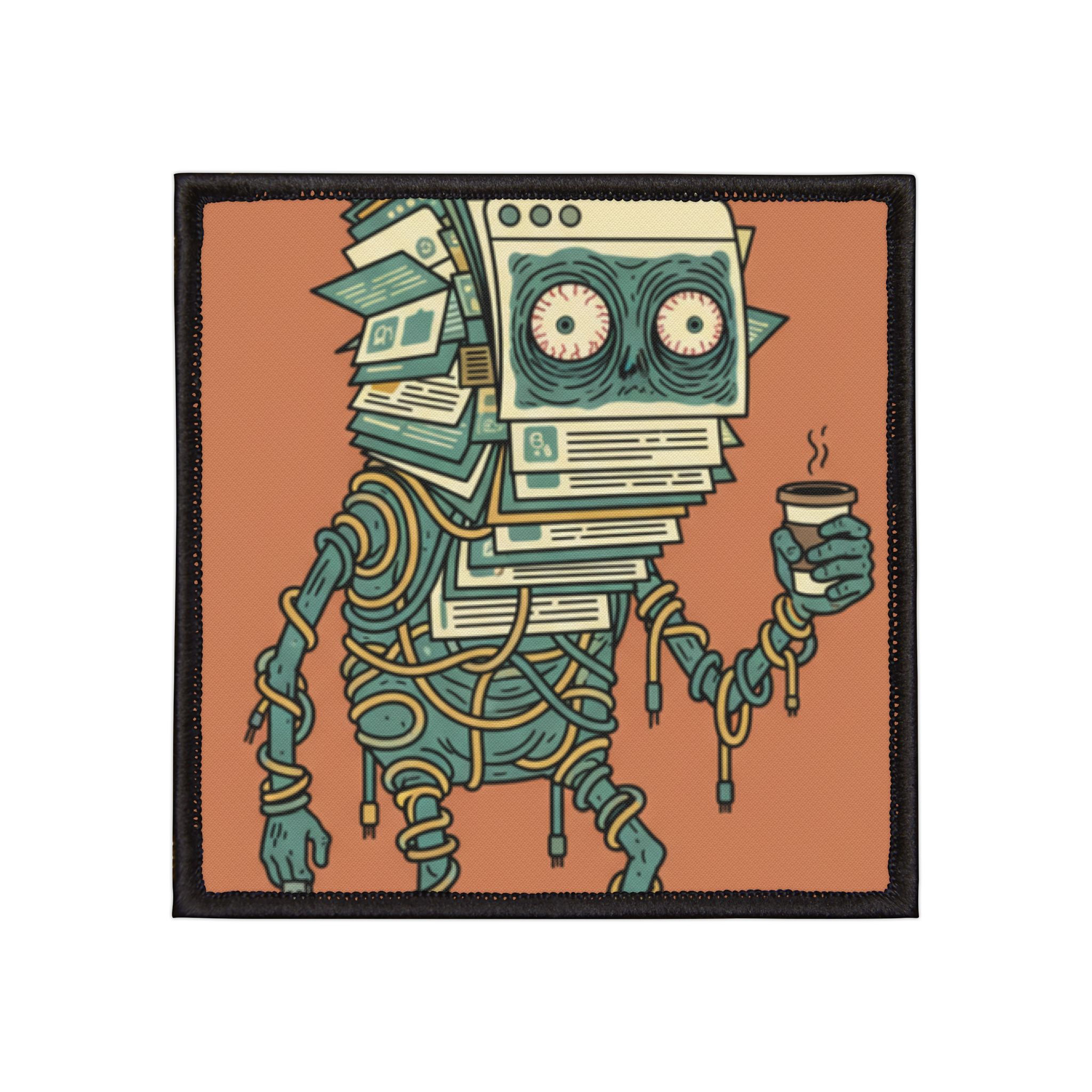 Tab Zombie Todd Iron-On Patch – Tab Zombie Todd Never Closes