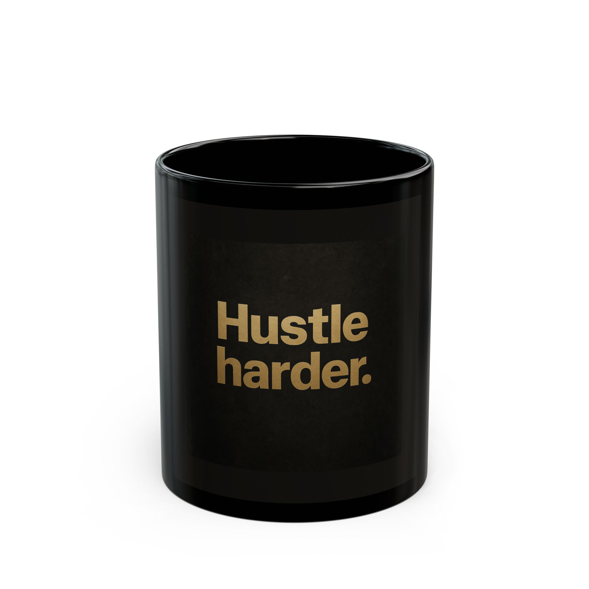 Hustle harder. | Black Mug 11oz/15oz