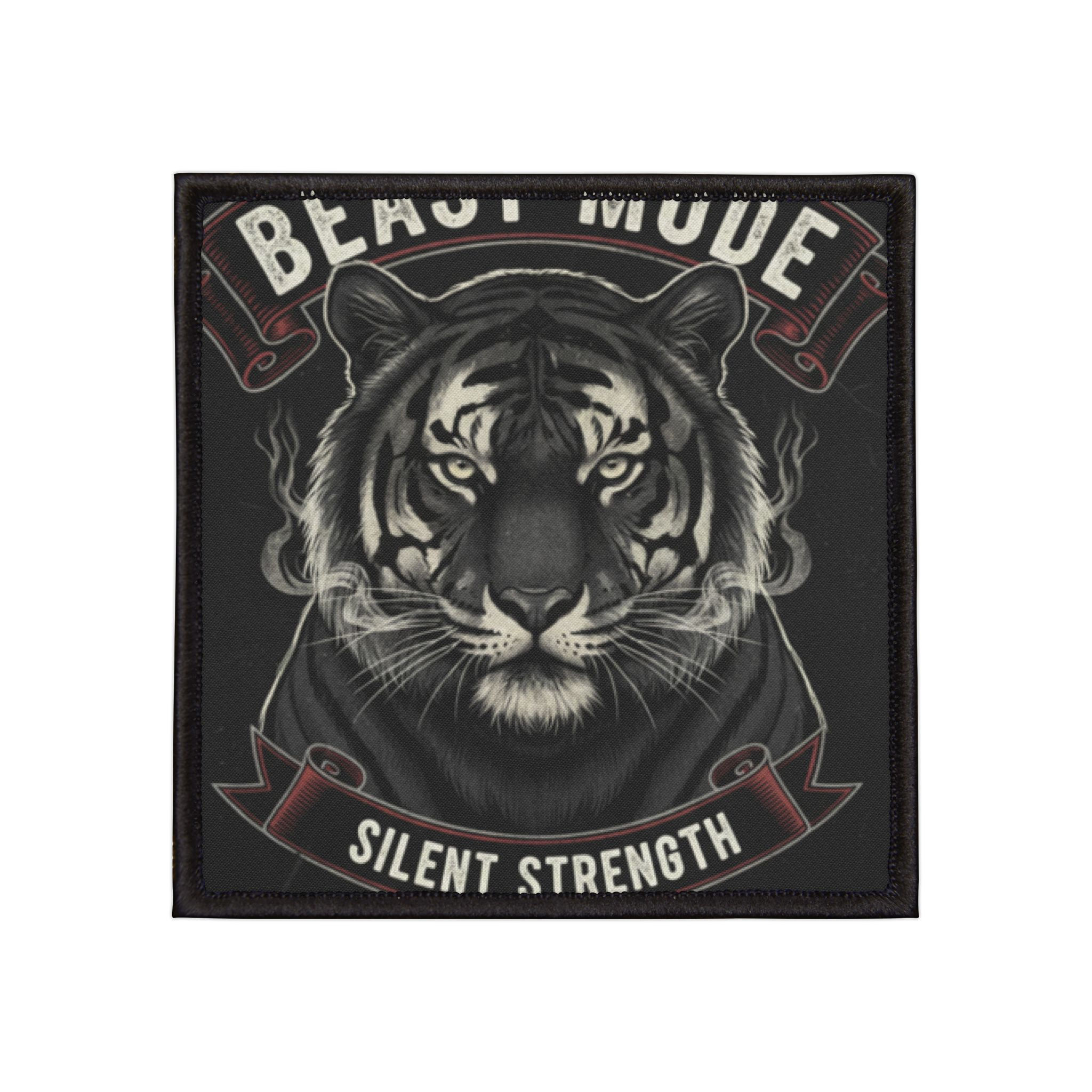 Tiger Iron-On Patch – Beast Mode
