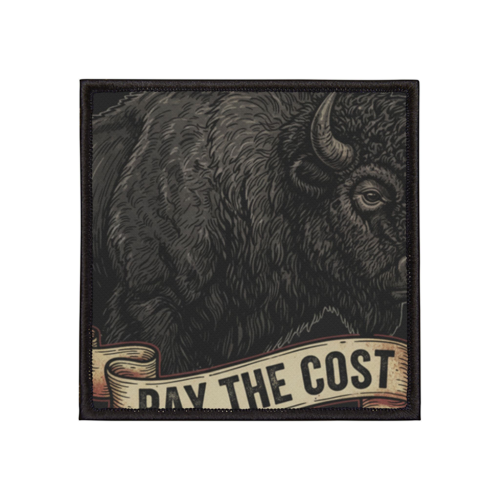 Bison Iron-On Patch – Pay the Cost