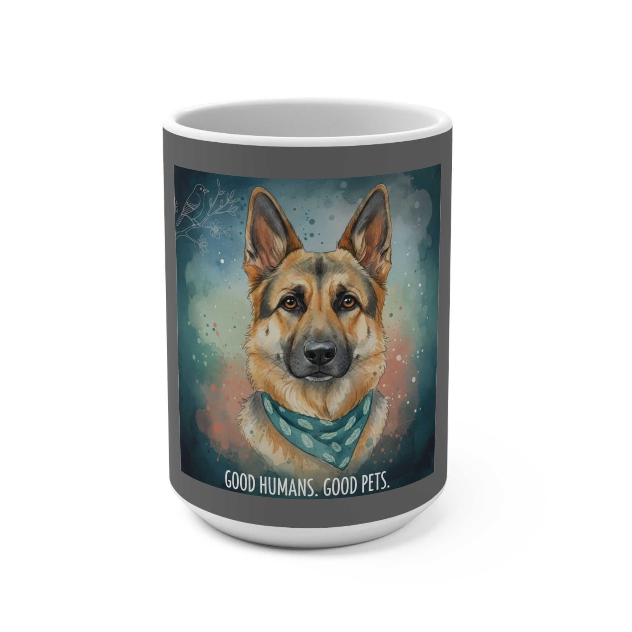 German Shepherd Mug 15oz – Good Humans Good Pets