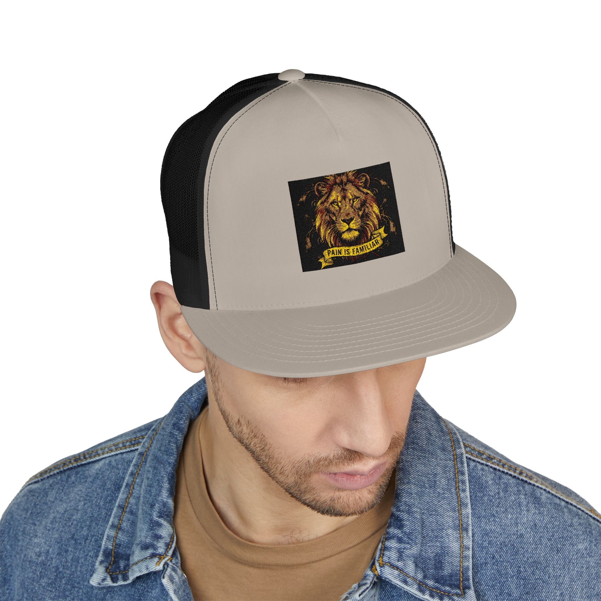 Lion Trucker Cap – Pain is Familiar