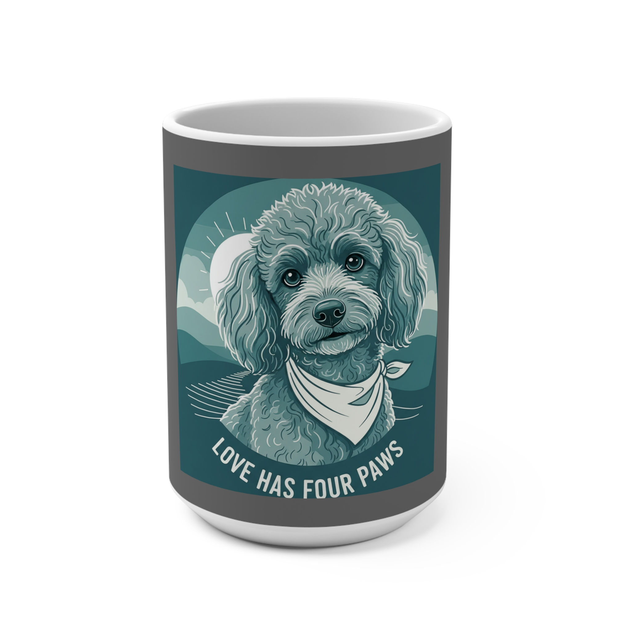 Poodle Mug 15oz – Love Has Four Paws