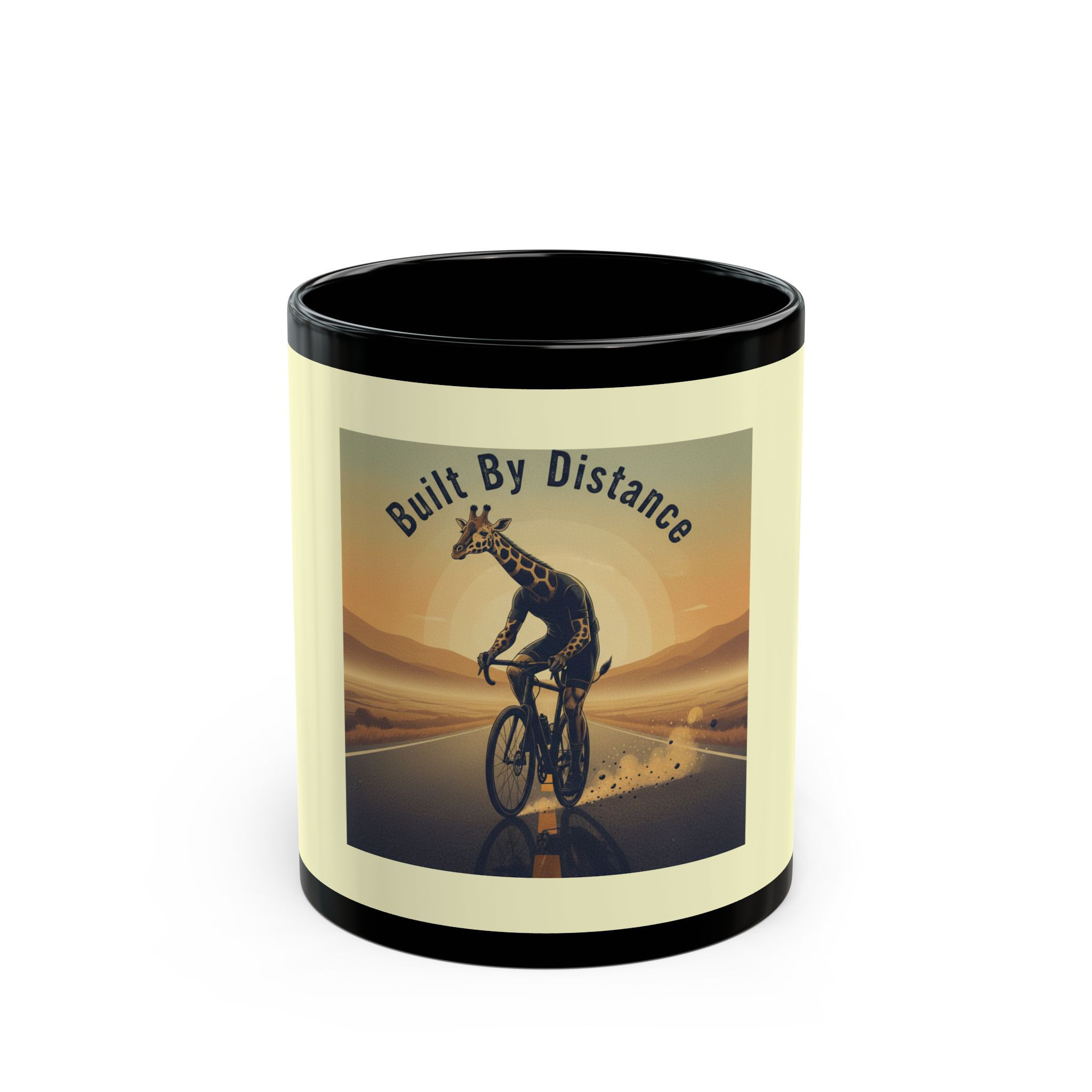 Giraffe Black Mug 11oz – Built by Distance