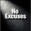 Thumbnail: Satin Poster — "No Excuses." Gym Motivational Fitness Print