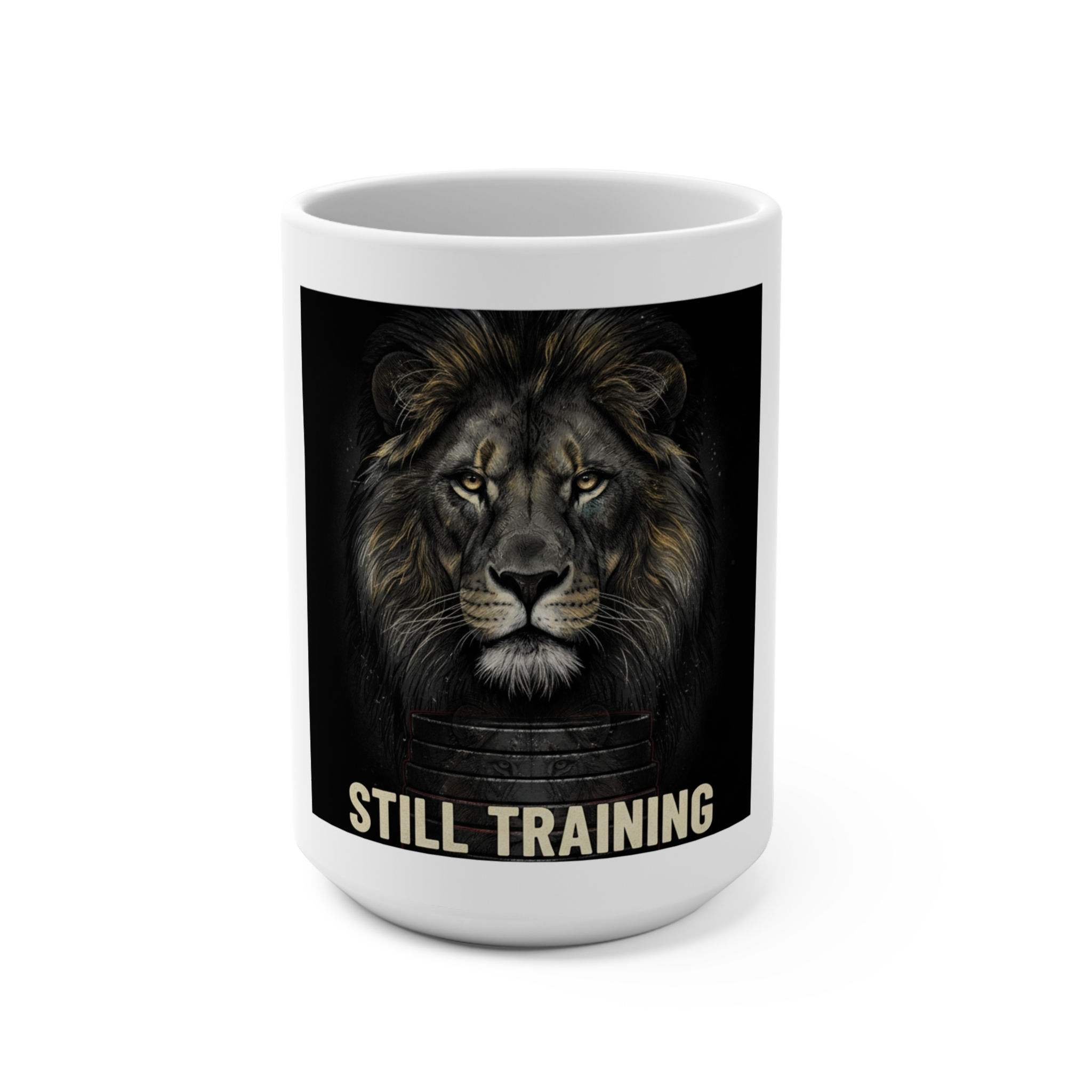 Lion Mug 15oz – Still Training