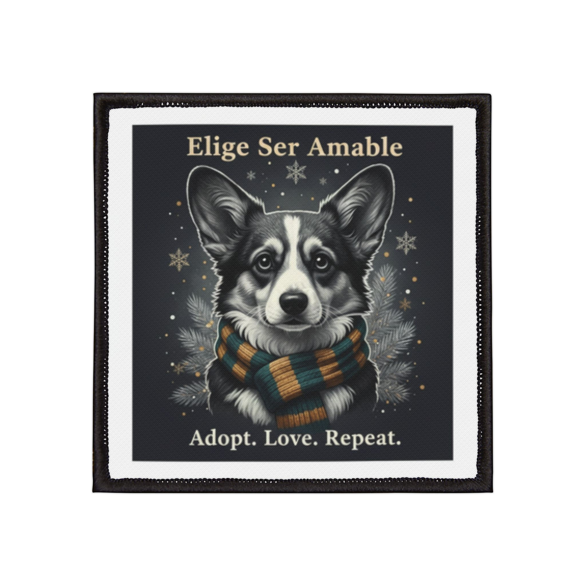 Corgi Iron-On Patch – Adopt. Love. Repeat