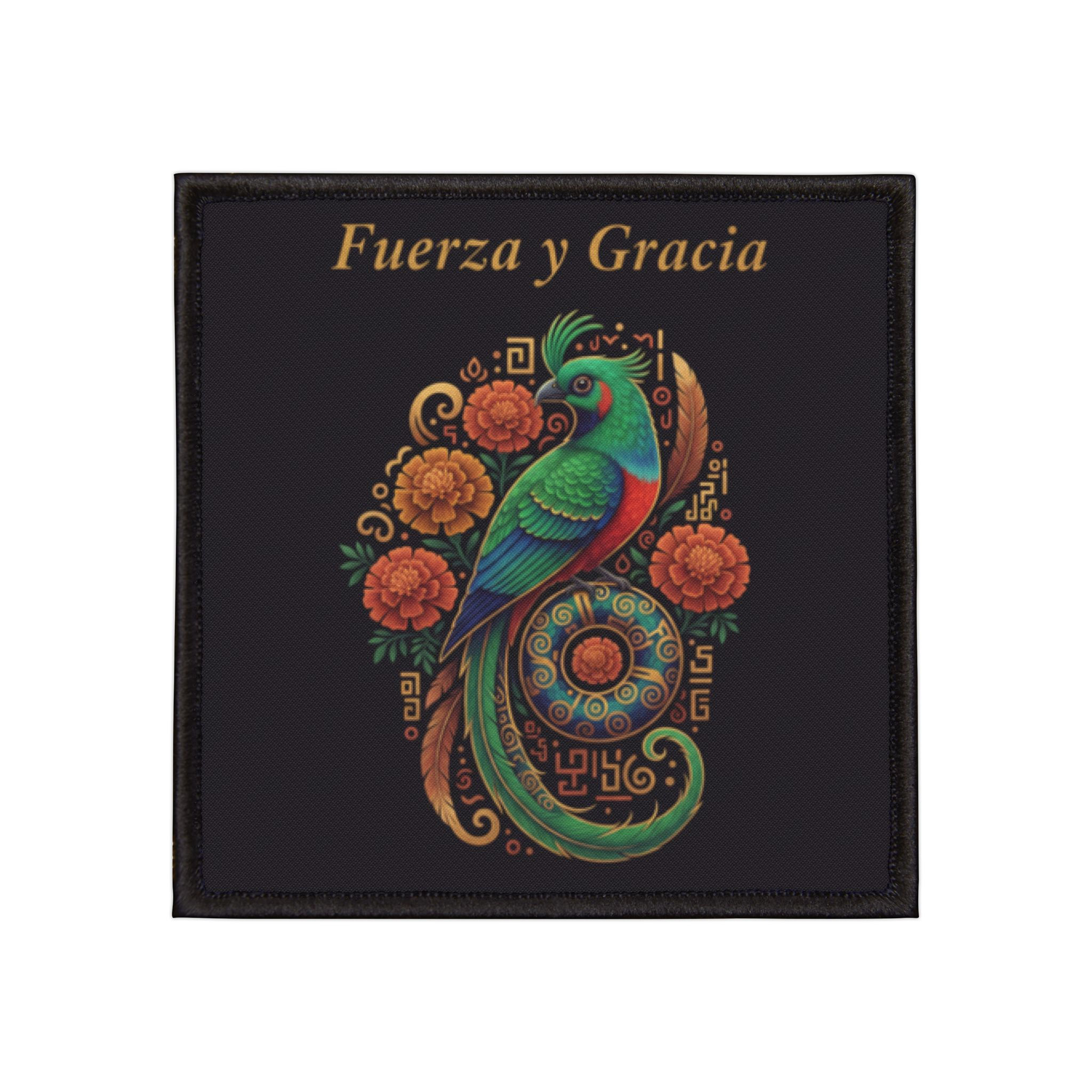 Quetzal Bird Iron-On Patch – Fuerza y Gracia