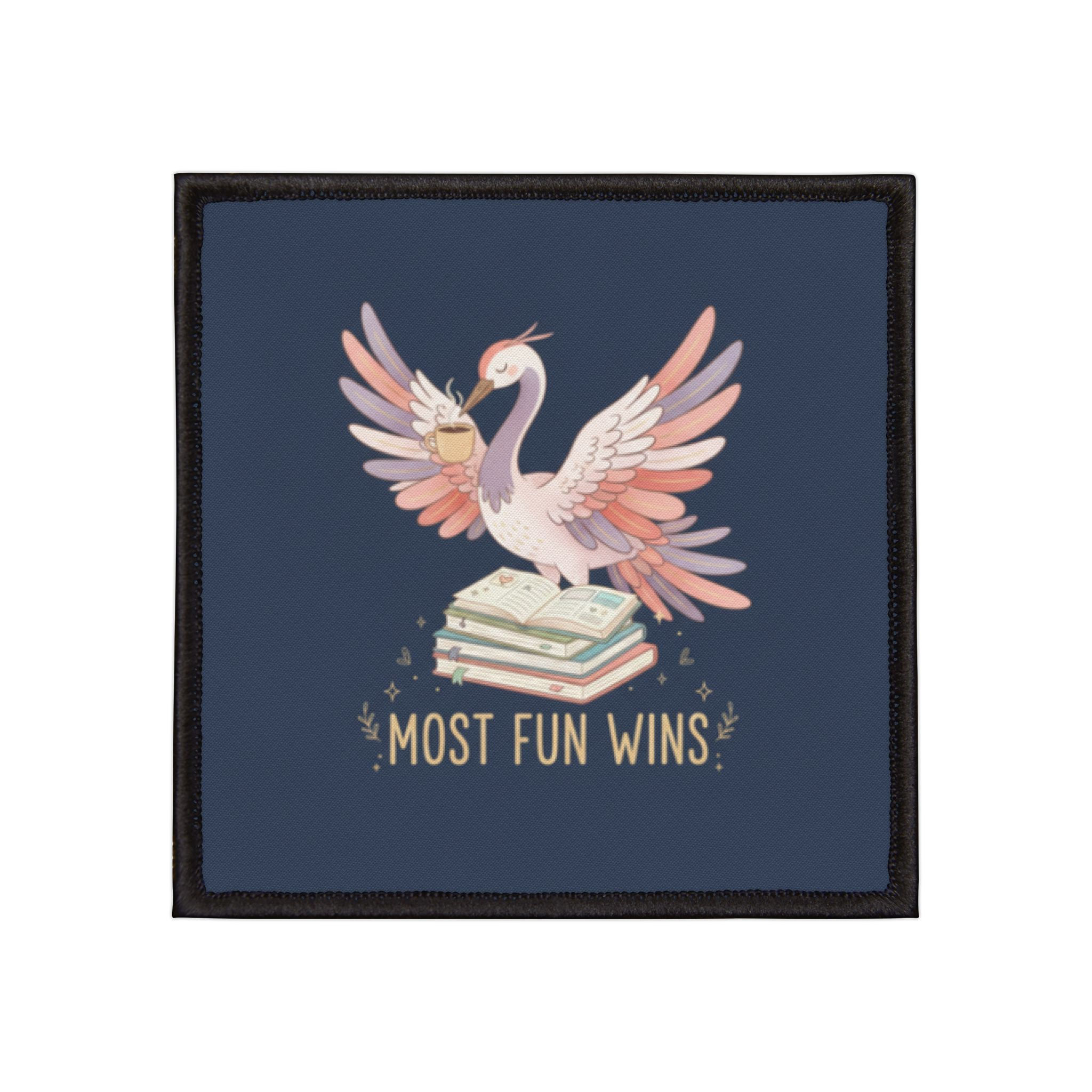 Crane Iron-On Patch – Most Fun Wins