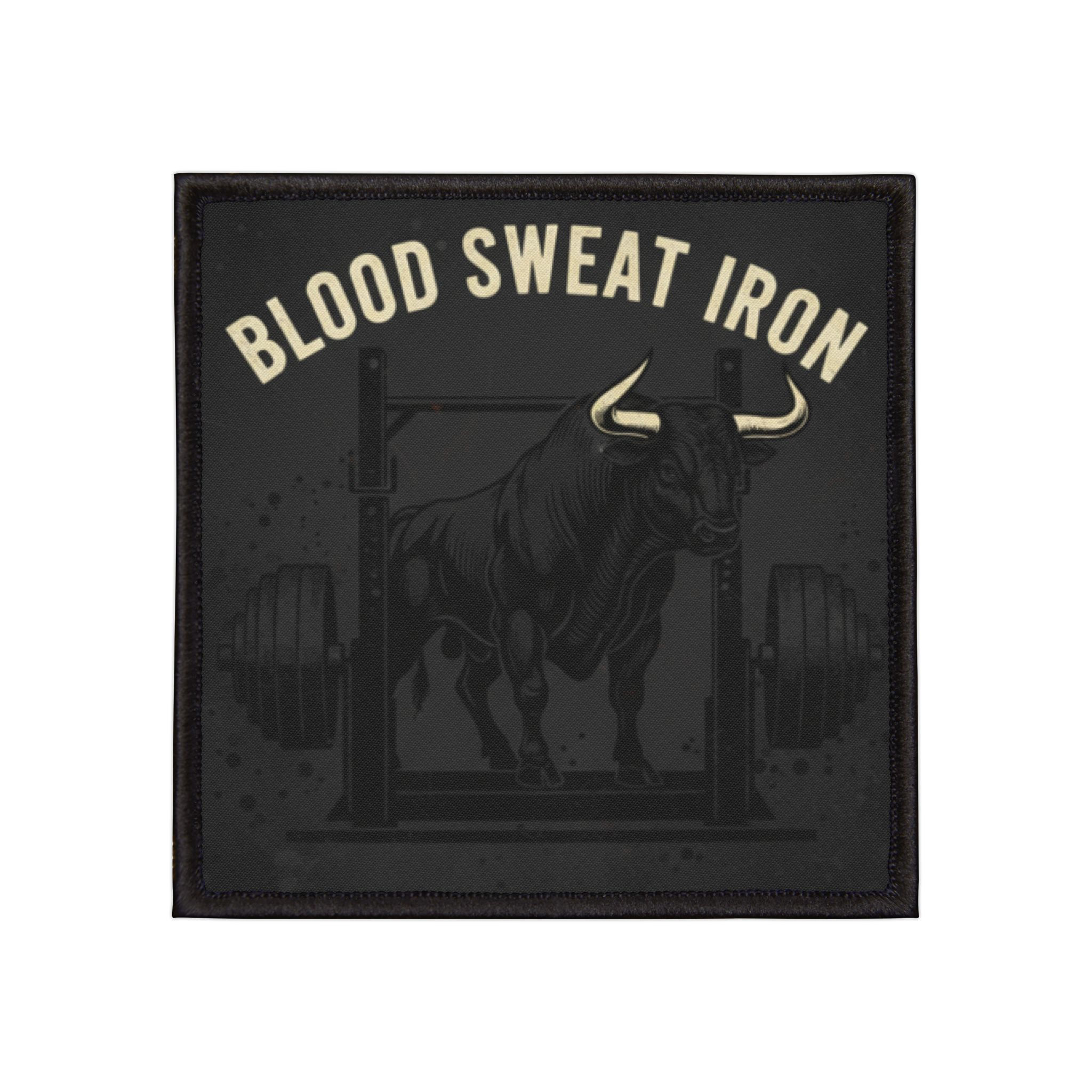 Bull Iron-On Patch – Blood Sweat Iron