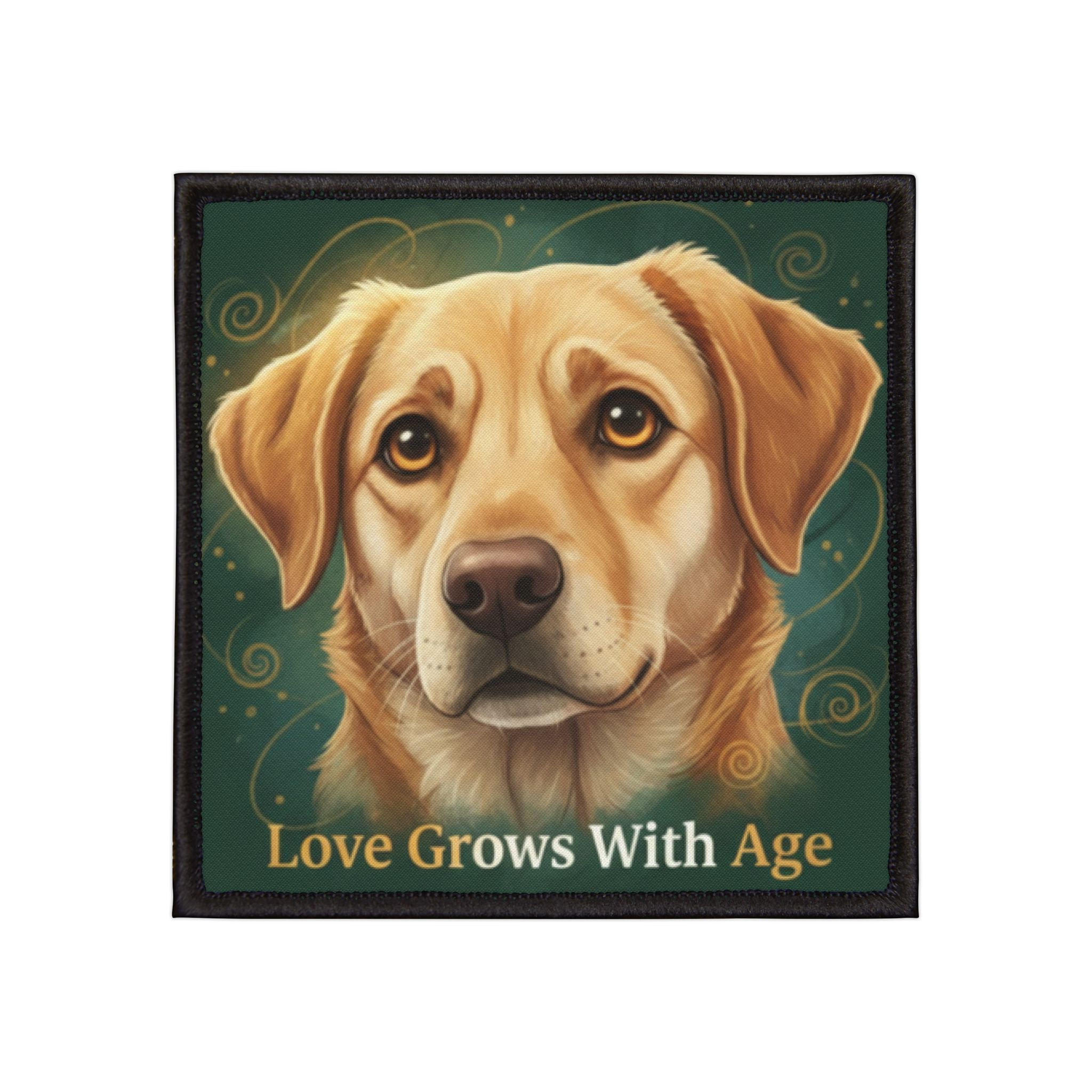 Labrador Iron-On Patch – Love Grows With Age