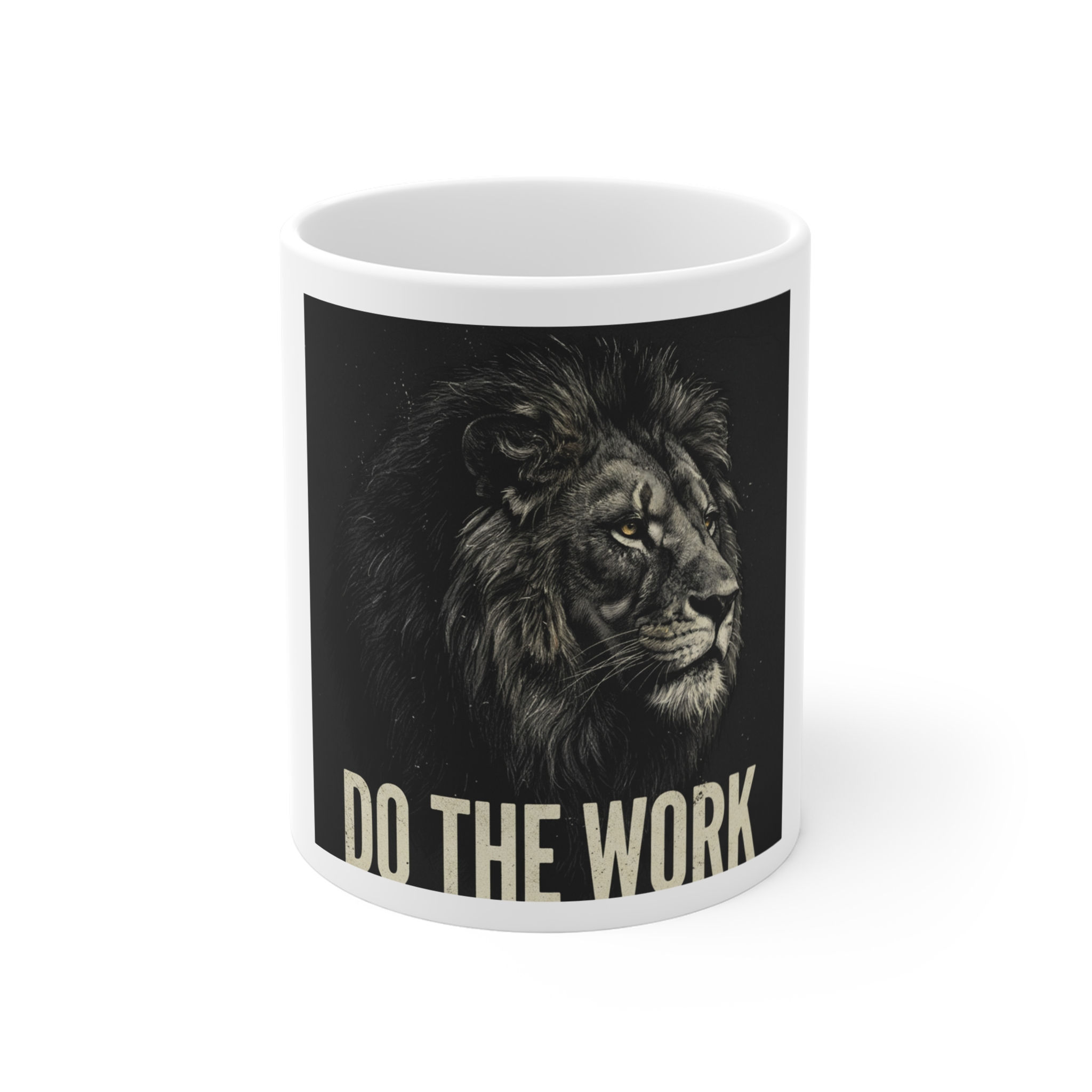 Lion Mug 11oz – Do the Work