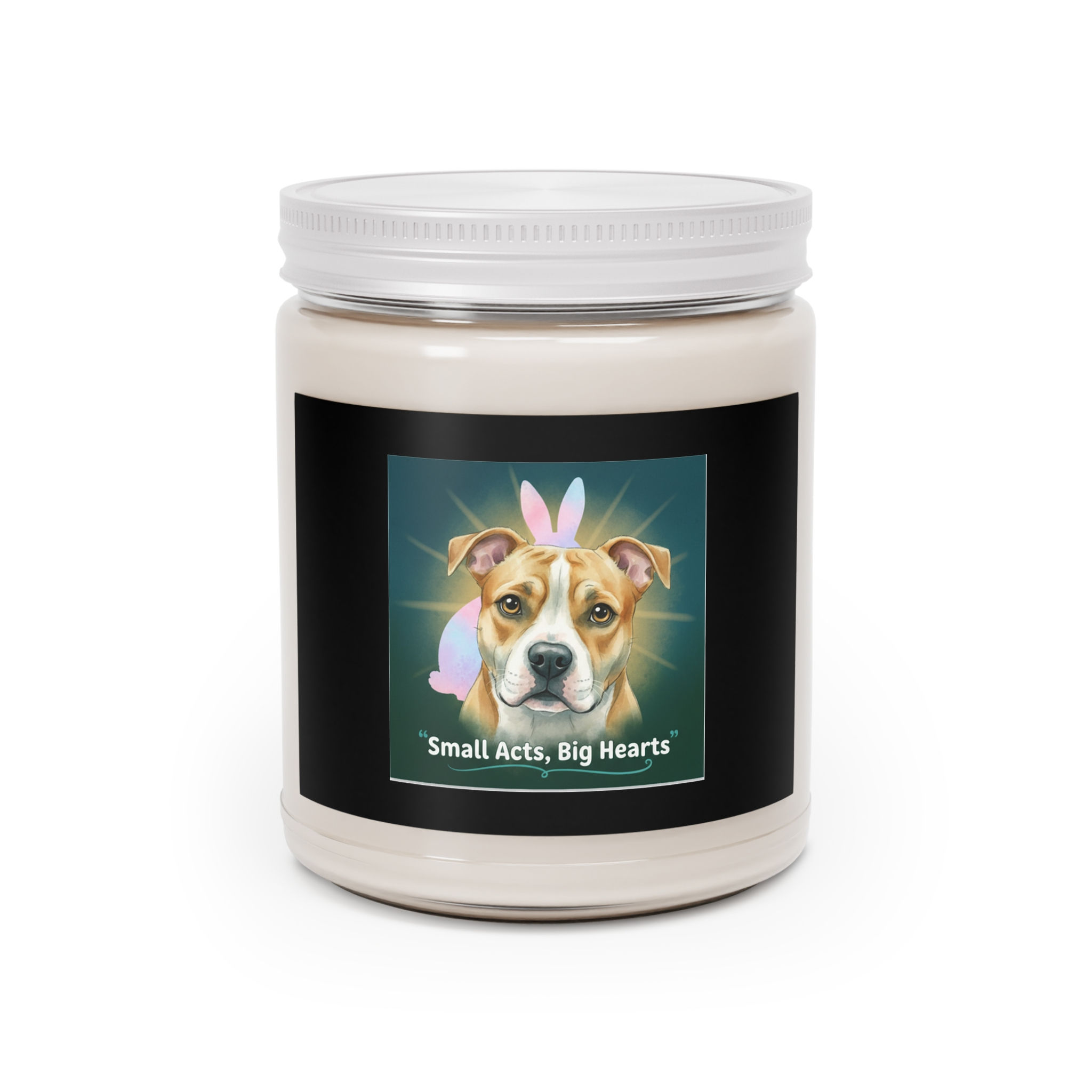 Pitbull Scented Candle – Small Acts Big Hearts