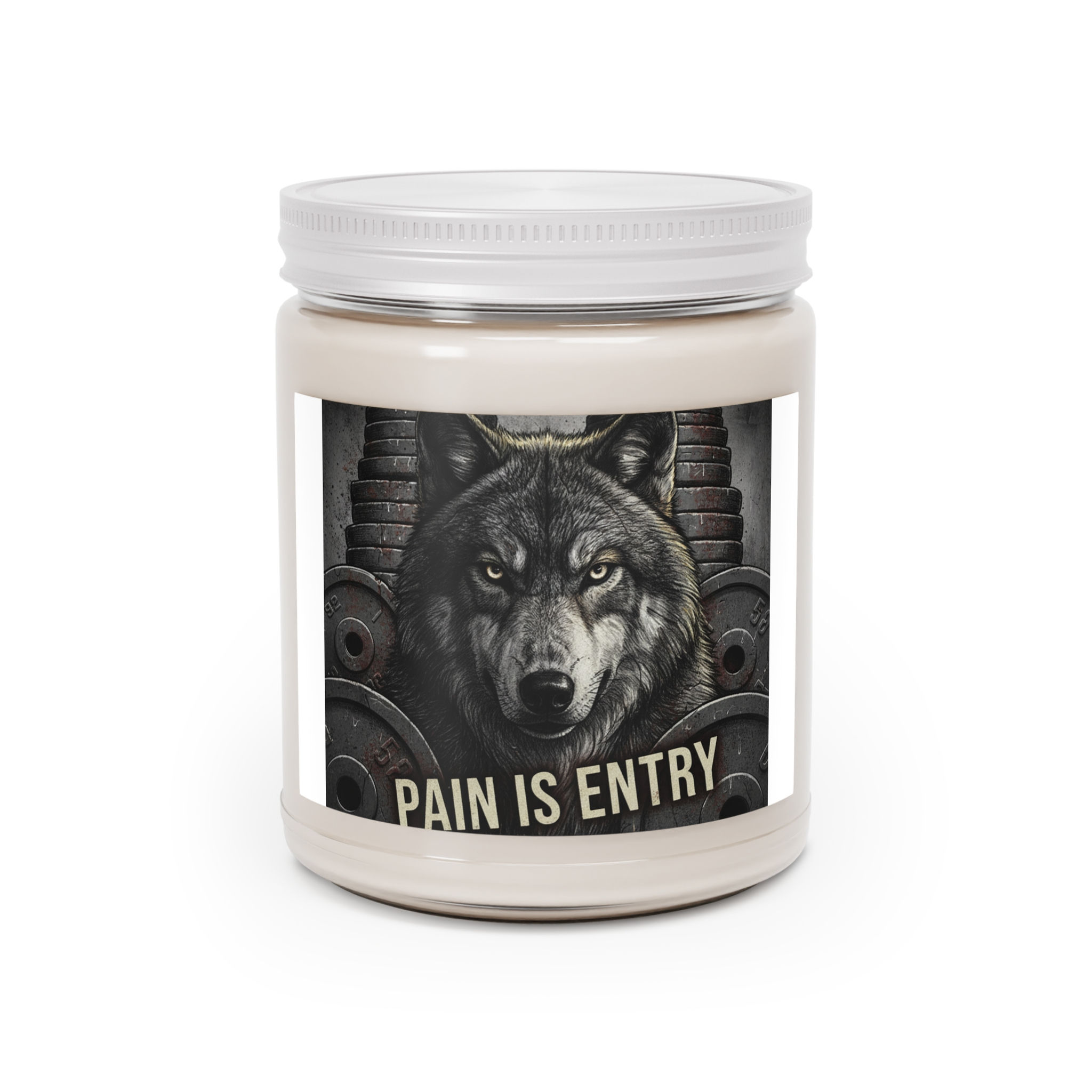 Wolf Scented Candle – Pain is Entry
