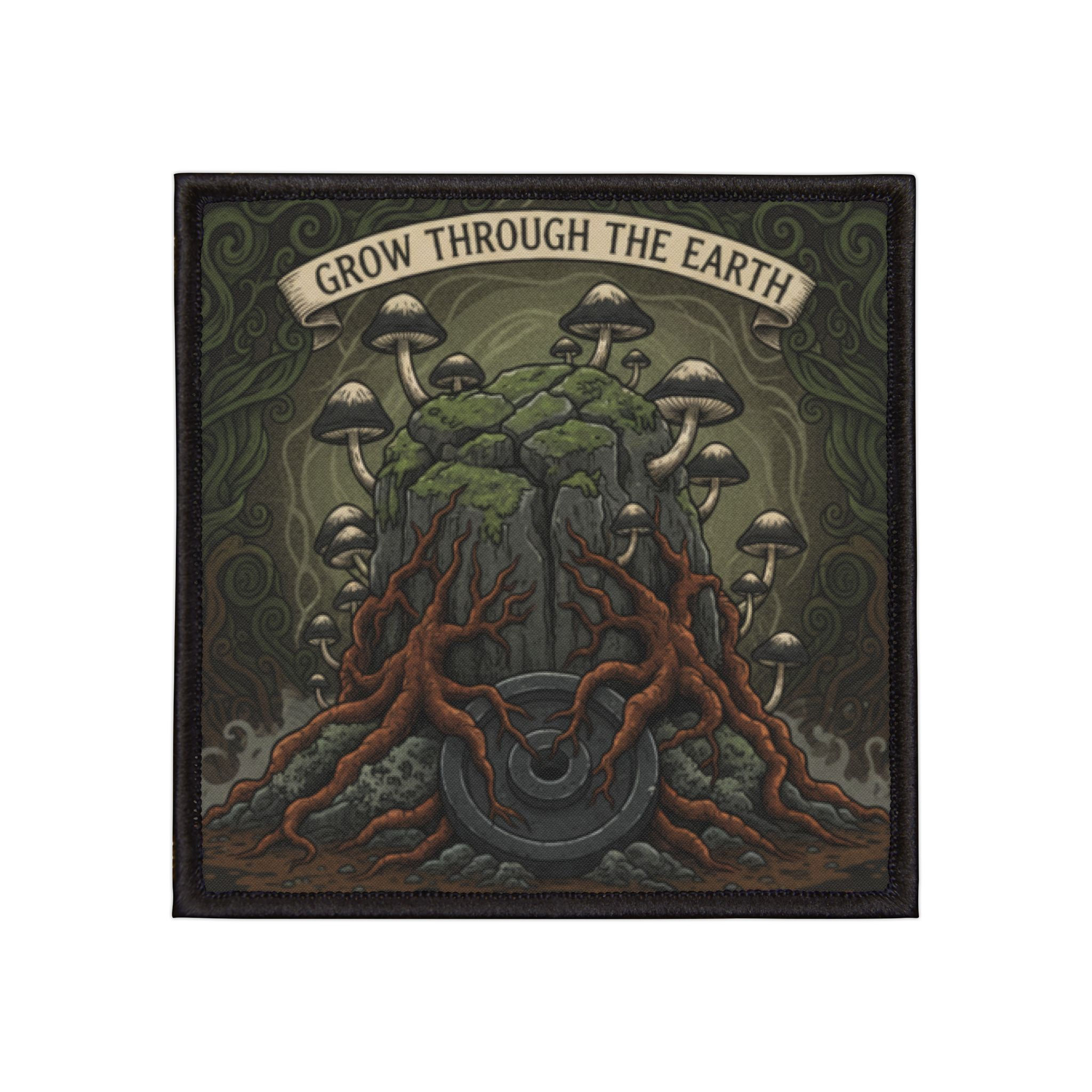 Mushrooms And Roots Iron-On Patch – Grow Through the Earth