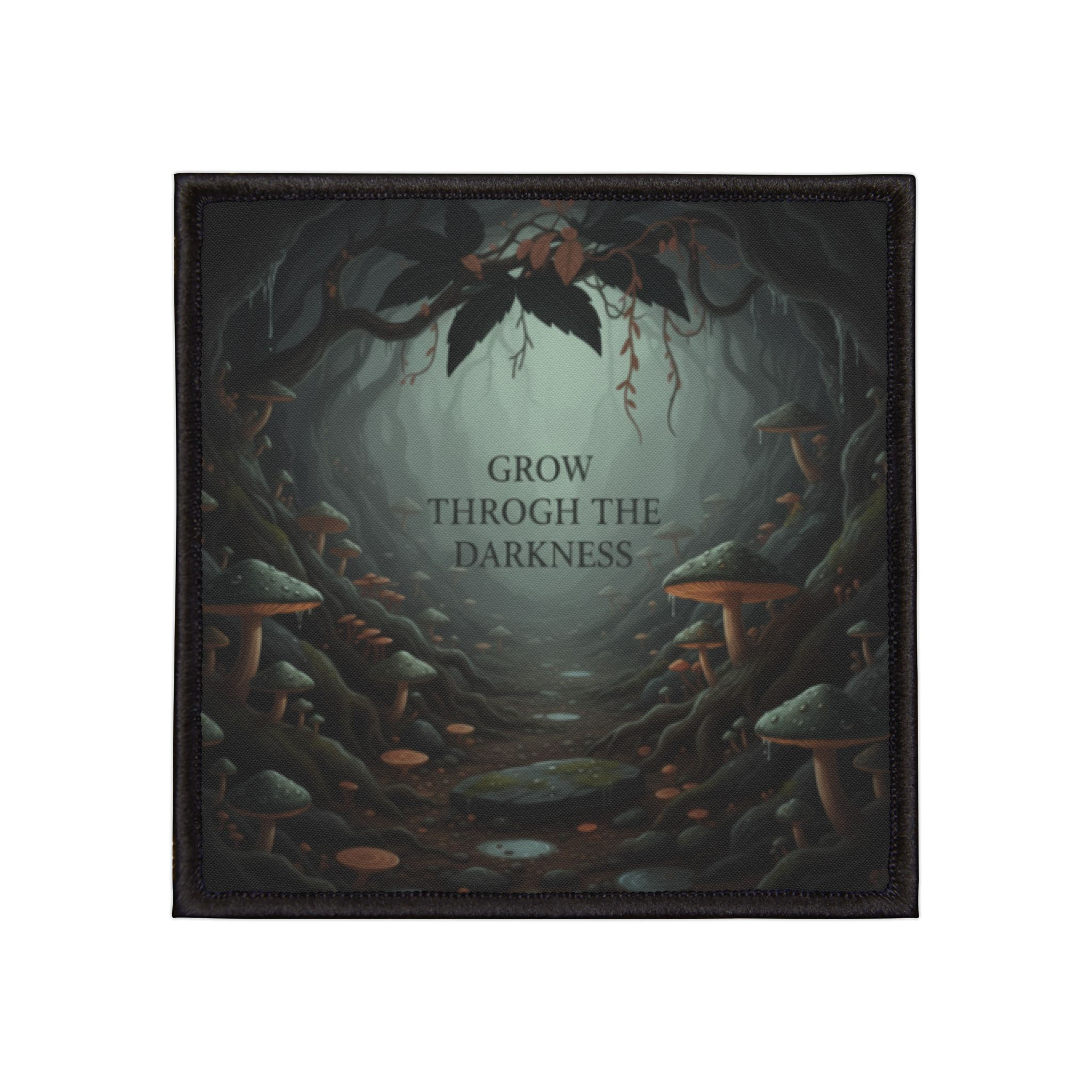 Fungi And Entrance Iron-On Patch – Grow Through the Darkness
