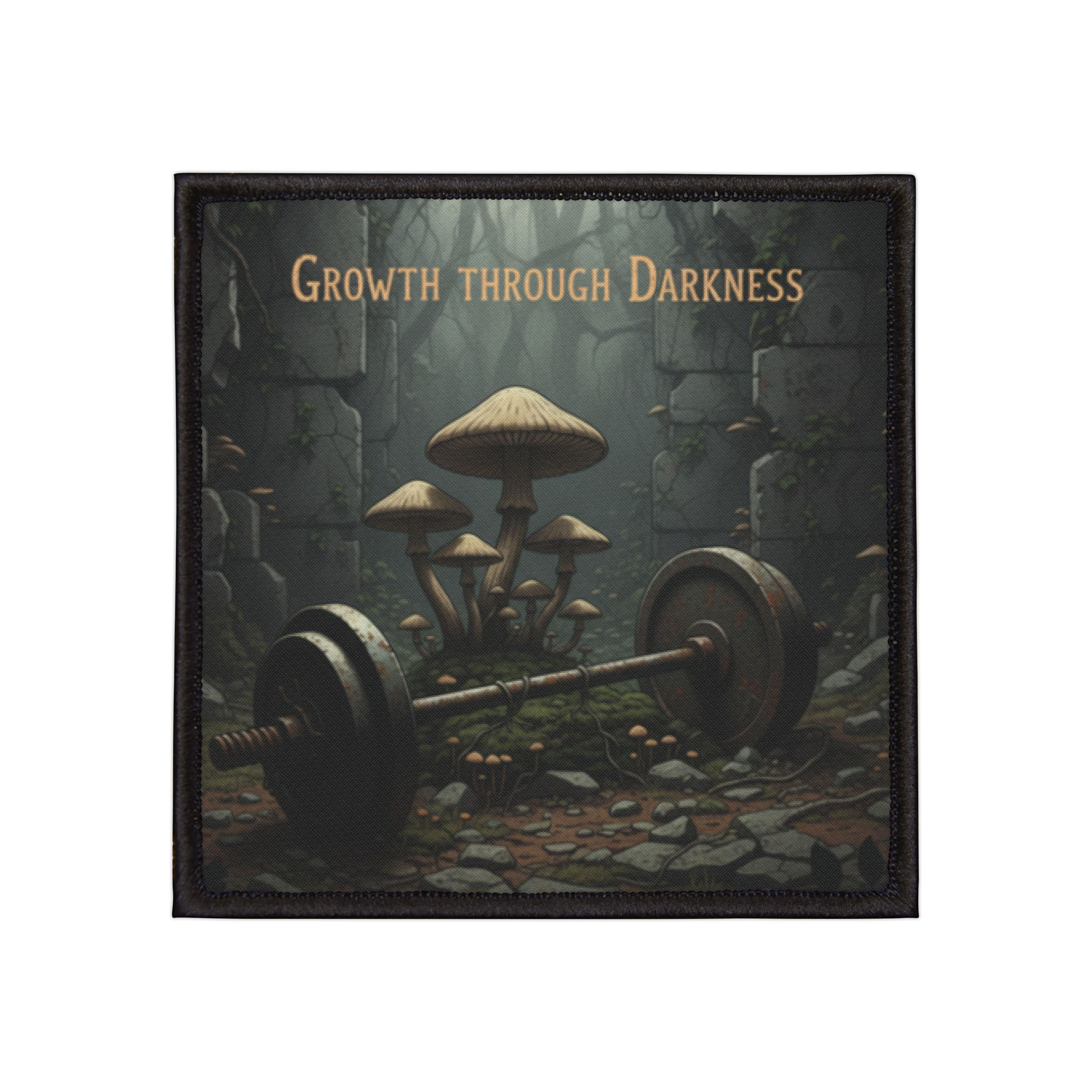 Growth Through Darkness Iron-On Patch – Room Decor