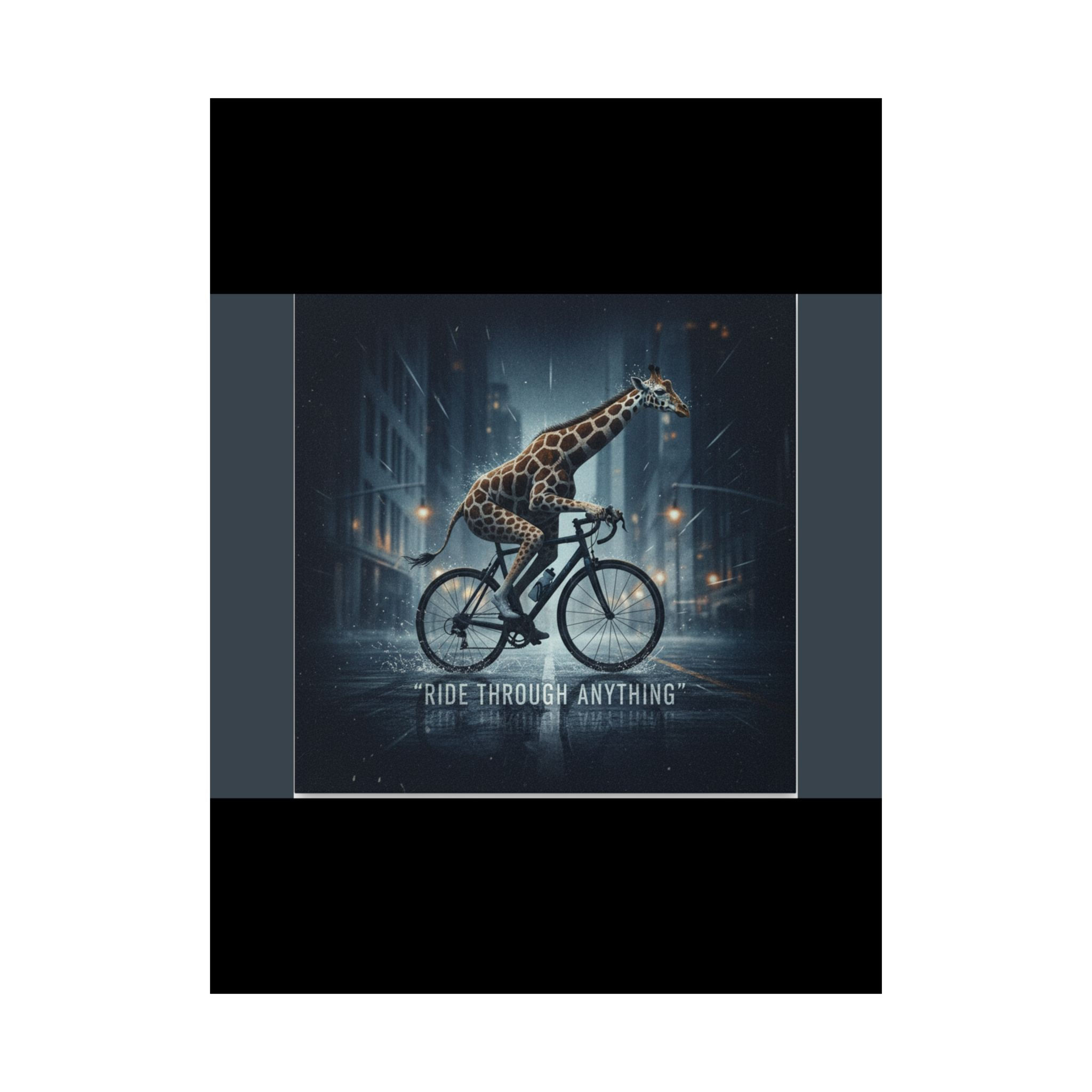 Giraffe Poster 18x24 – Ride Through Anything