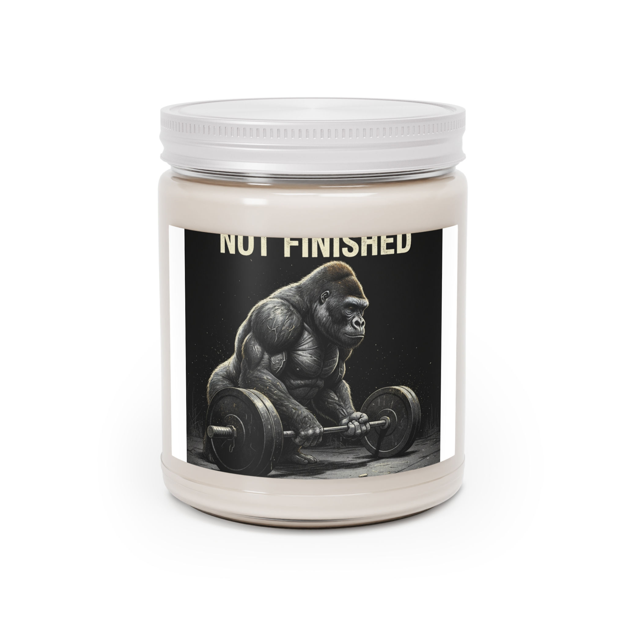 Gorilla Scented Candle – Not Finished
