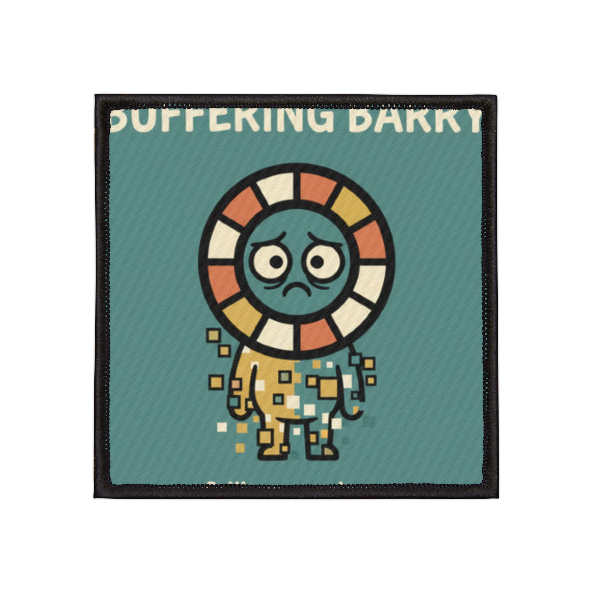 Buffering Barry Iron-On Patch – Buffering Barry