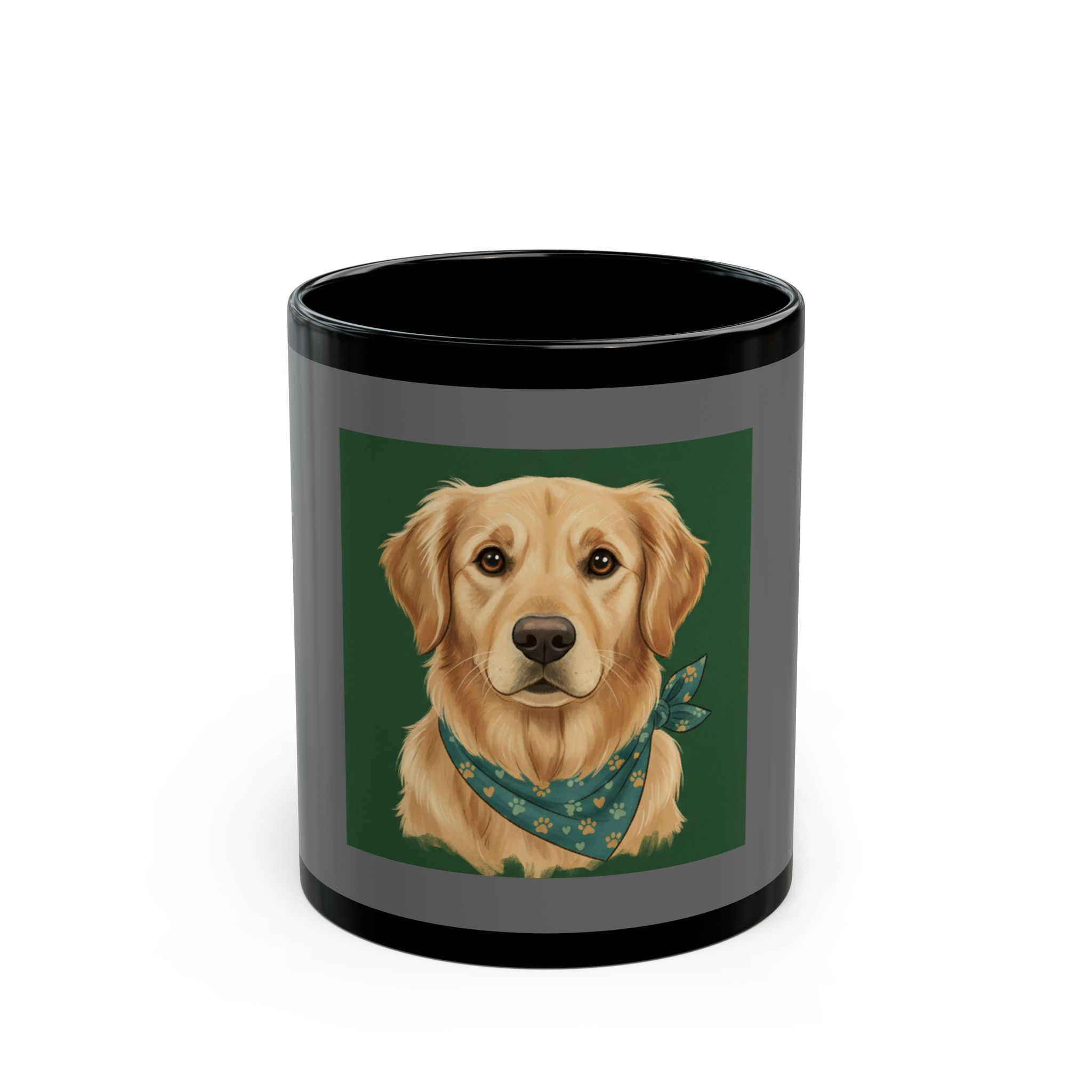 Golden Retriever Black Mug 11oz – Love Has Four Paws